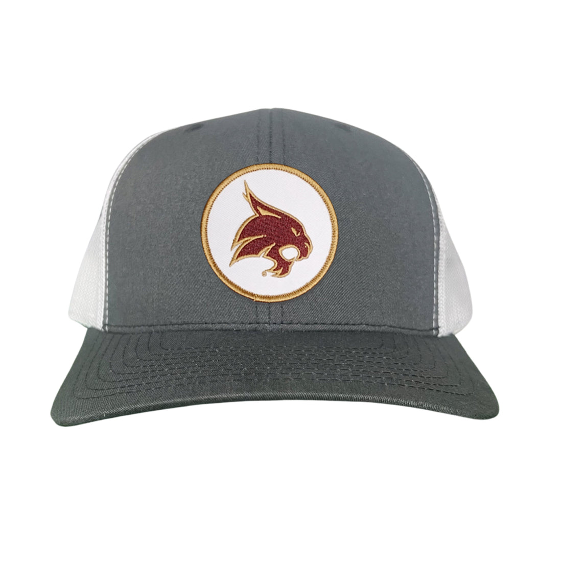 Texas State University Bobcat Supercat Circle Patch Snapback Hat