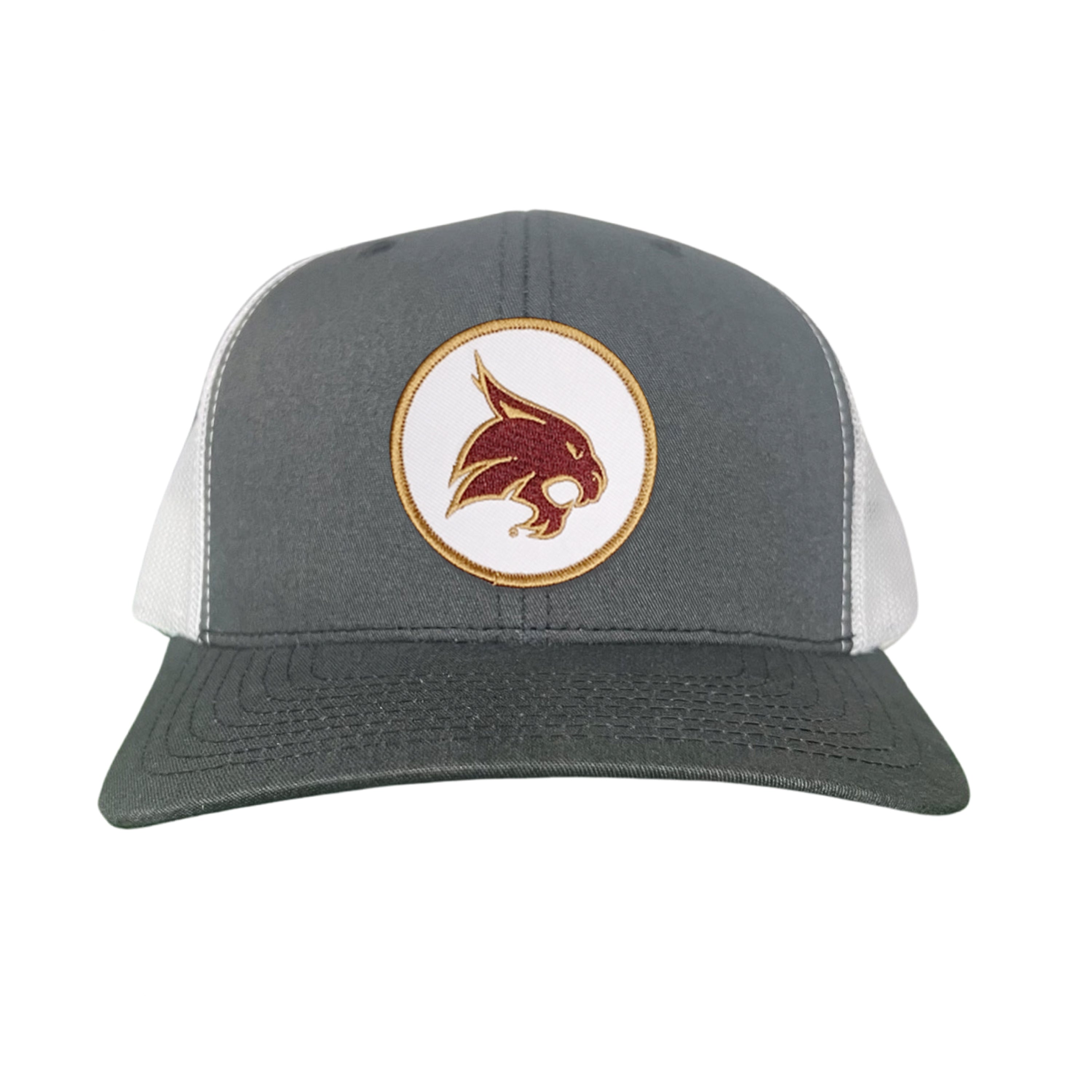 Texas State University Bobcat Supercat Circle Patch Snapback Hat