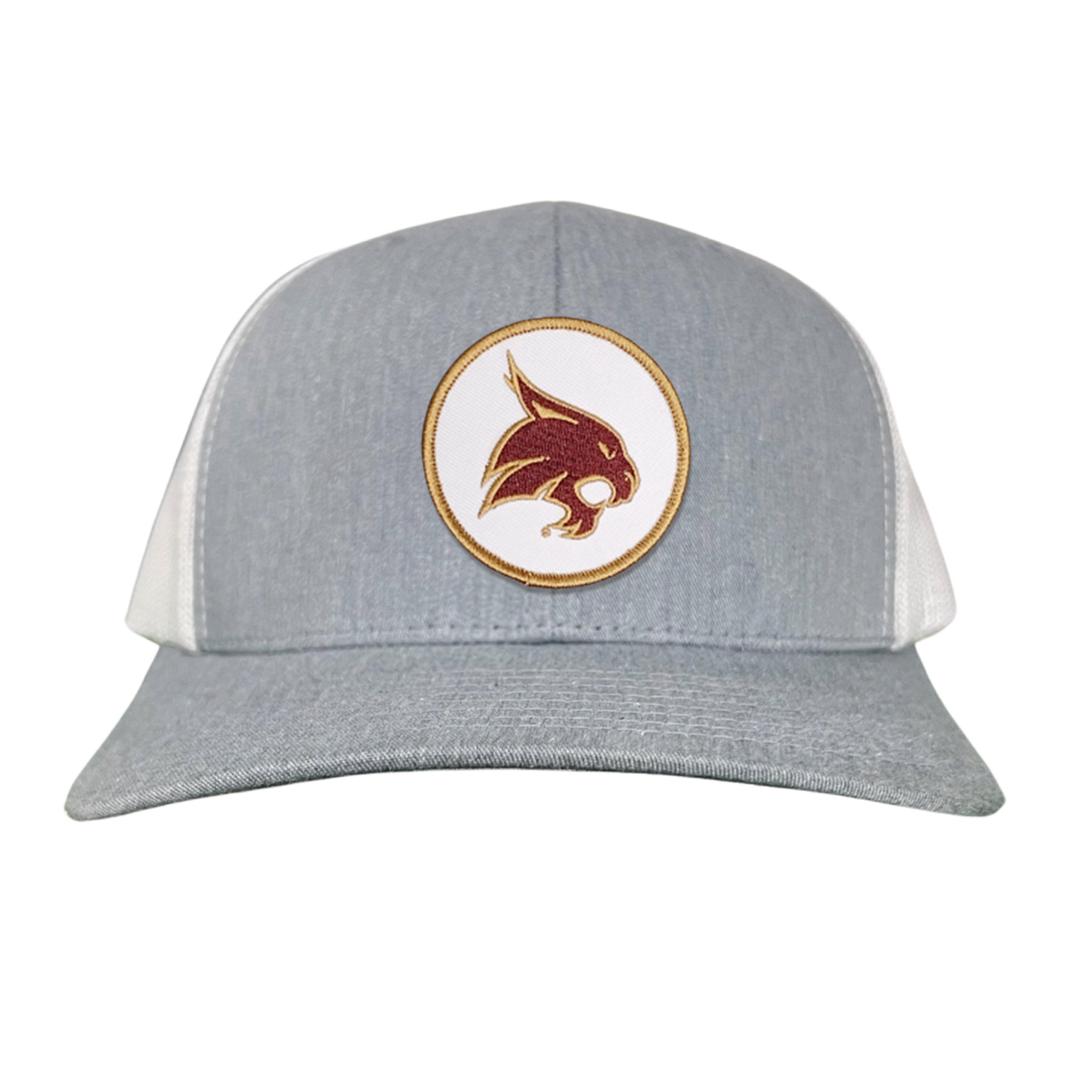 Texas State University Bobcat Supercat Circle Patch Snapback Hat