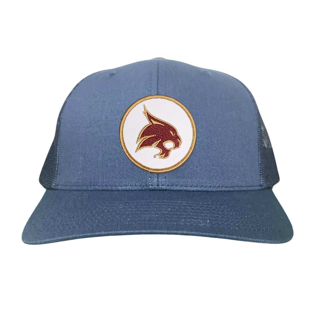 Texas State University Bobcat Supercat Circle Patch Snapback Hat