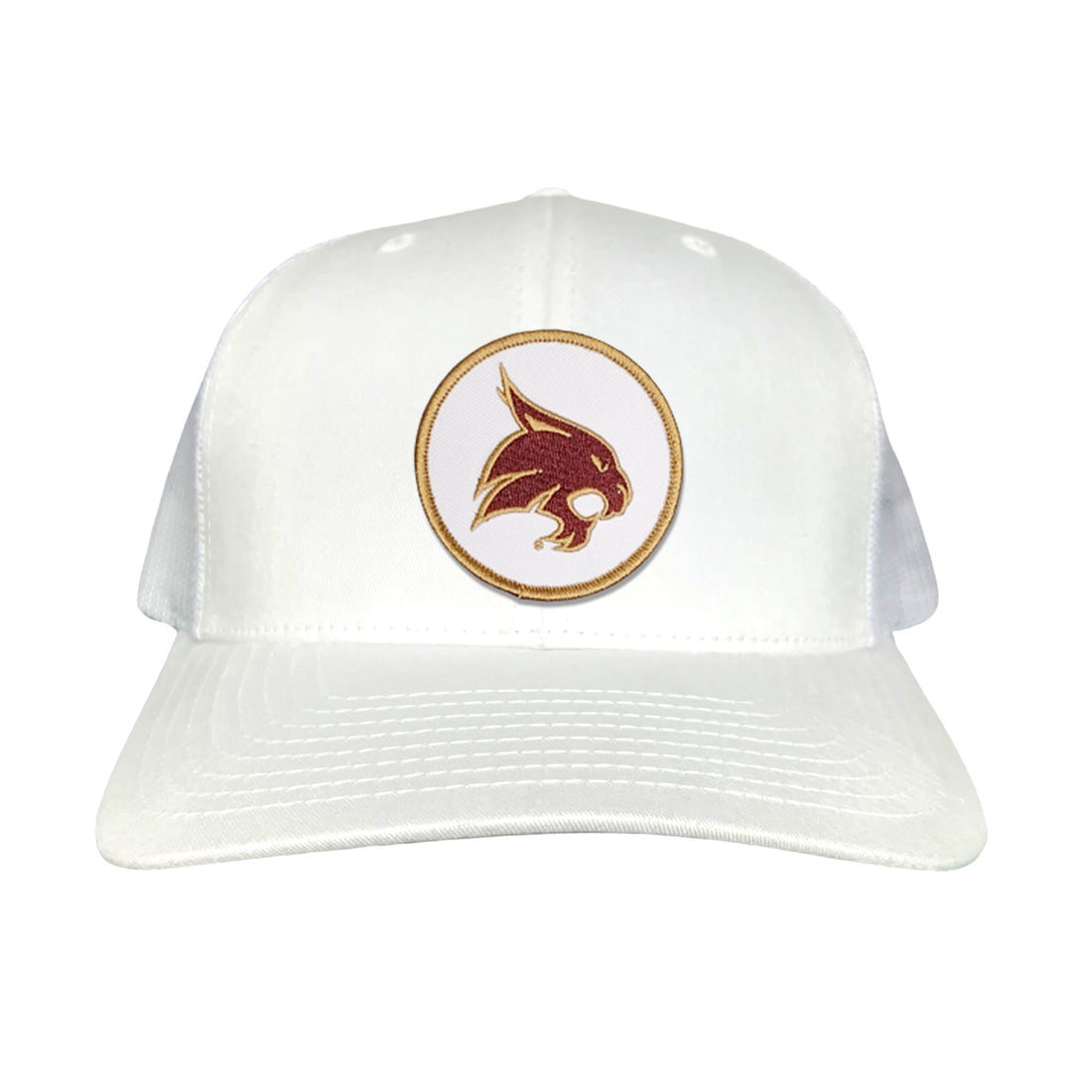 Texas State University Bobcat Supercat Circle Patch Snapback Hat