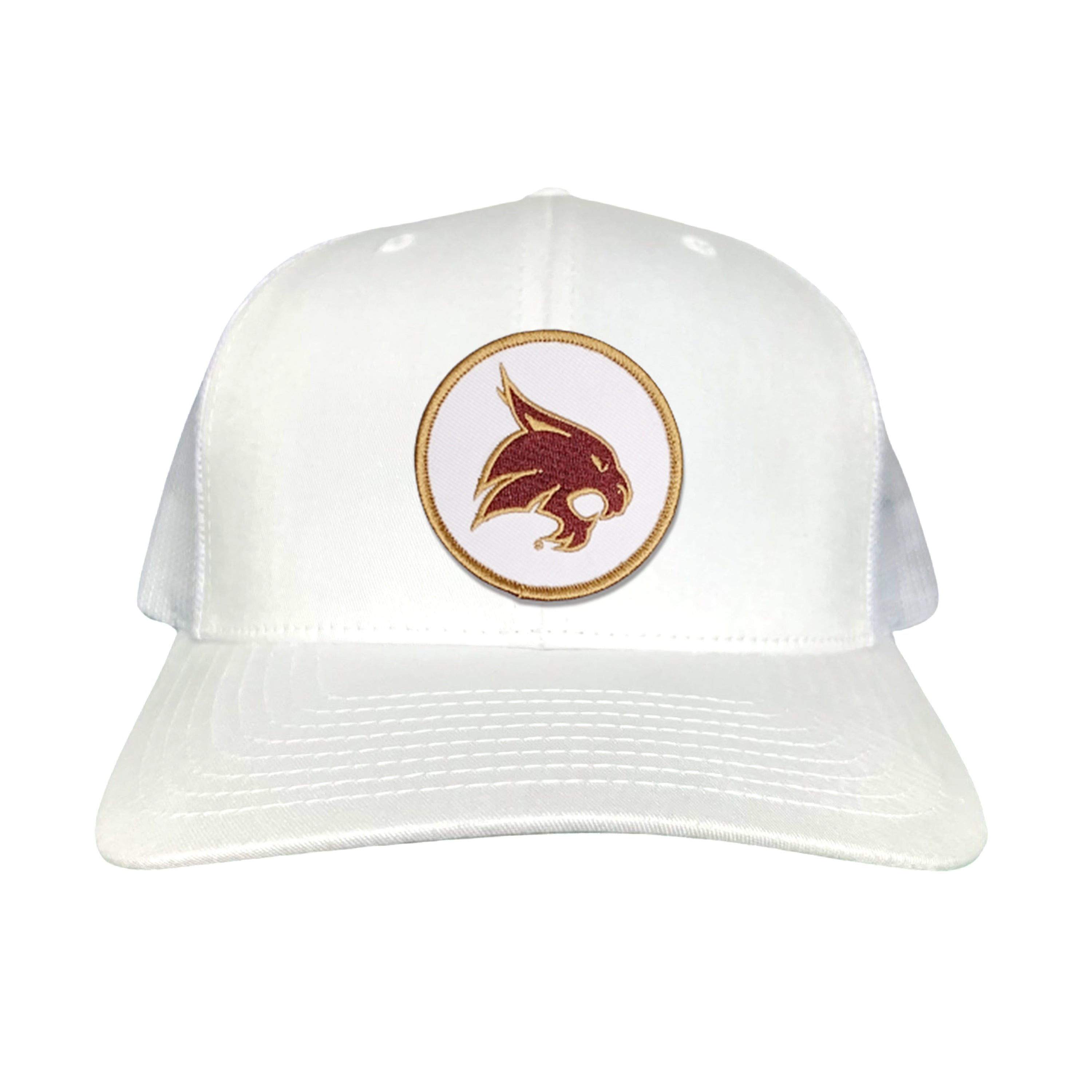 Texas State University Bobcat Supercat Circle Patch Snapback Hat