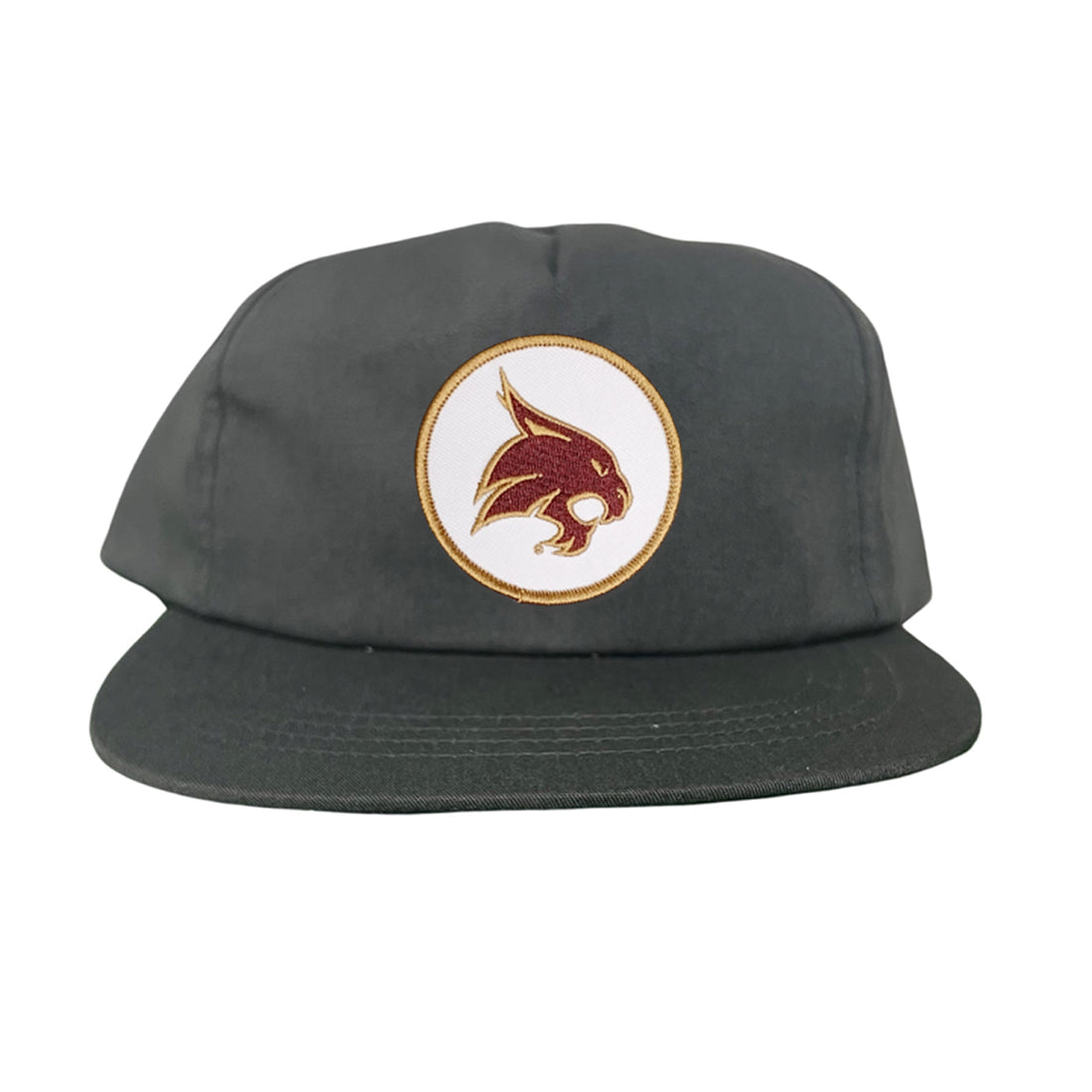 Texas State University Bobcat Supercat Circle Patch Snapback Hat
