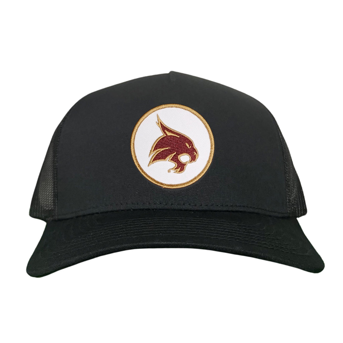 Texas State University Bobcat Supercat Circle Patch Snapback Hat