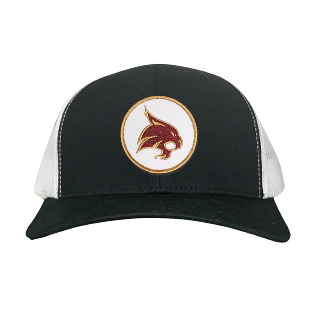 Texas State University Bobcat Supercat Circle Patch Snapback Hat
