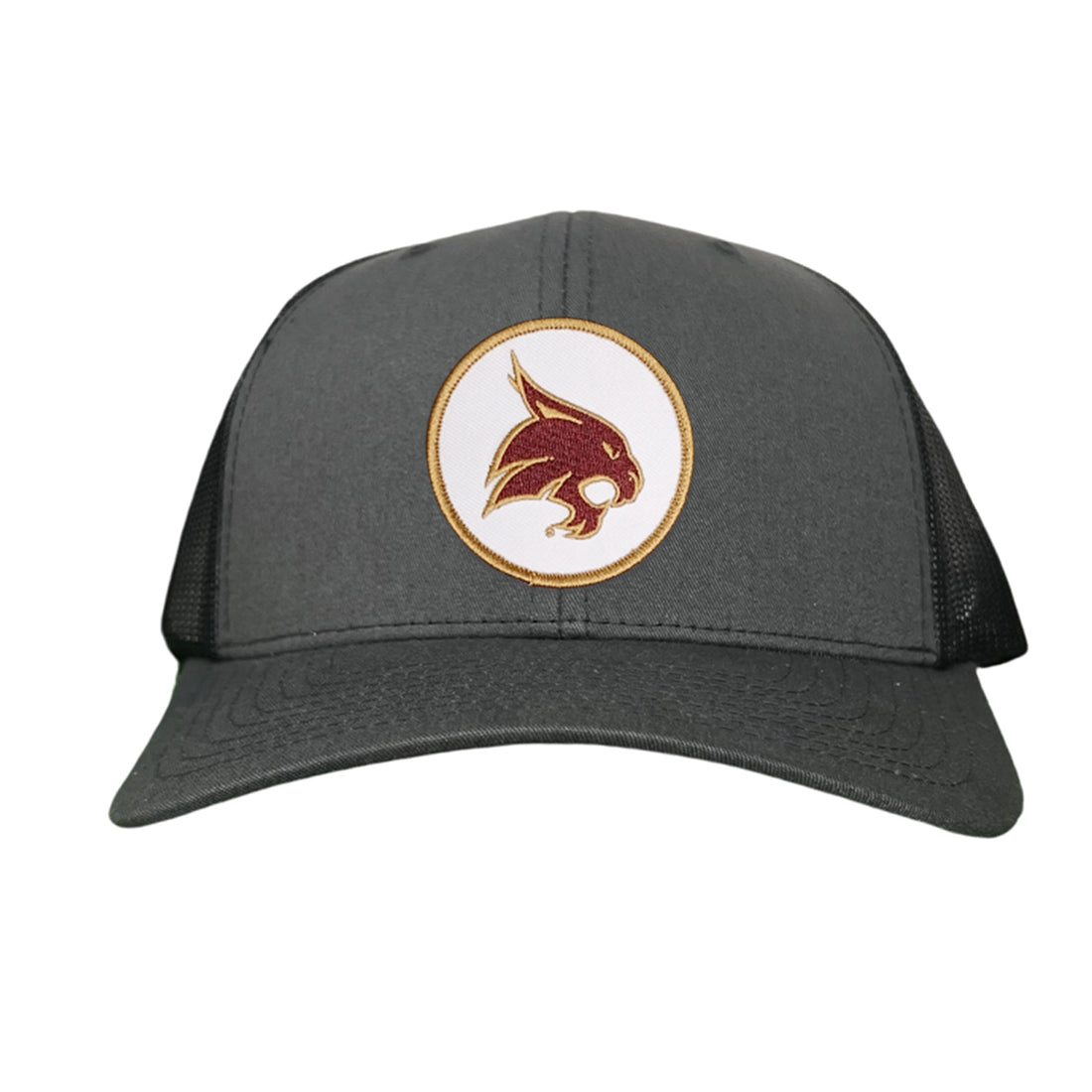 Texas State University Bobcat Supercat Circle Patch Snapback Hat