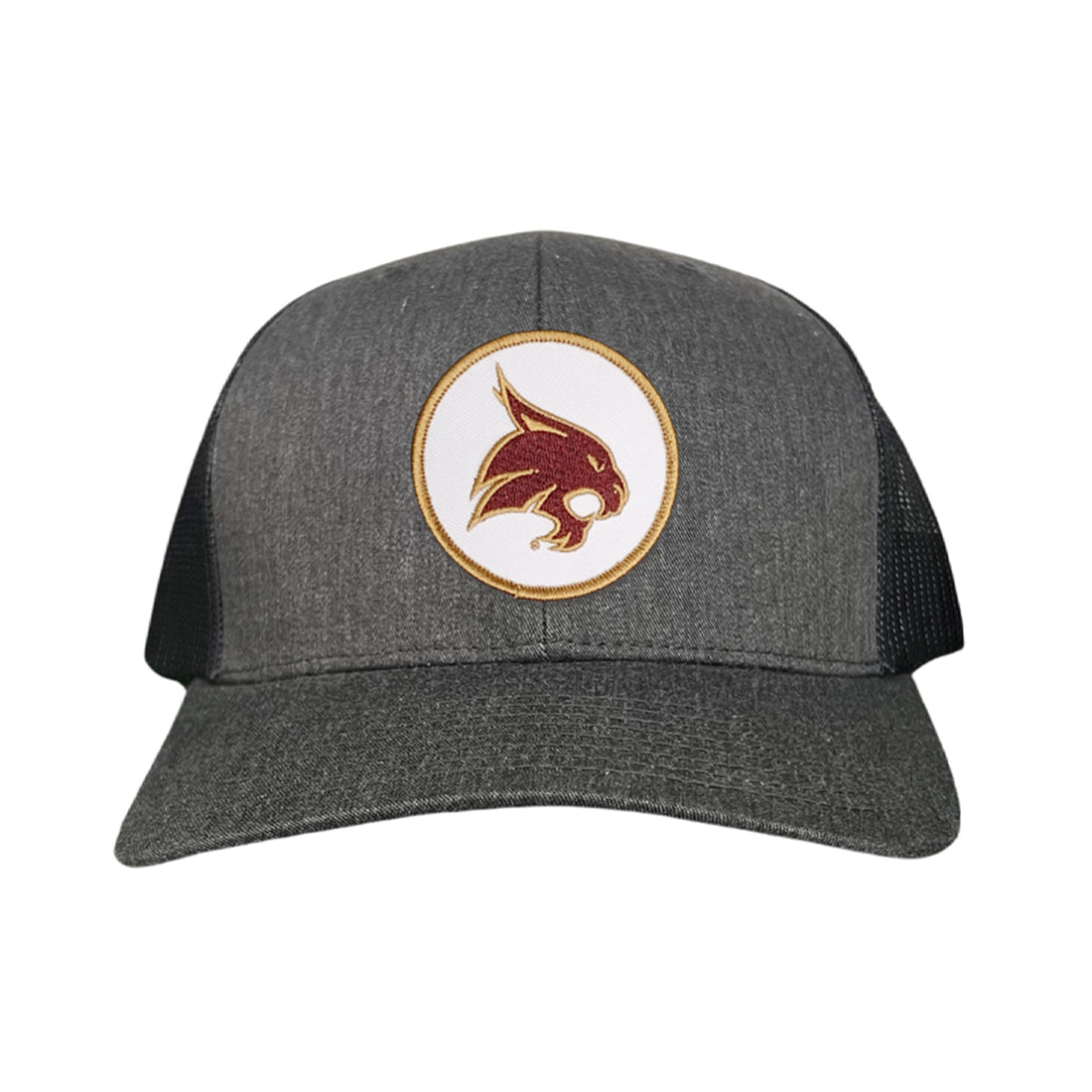 Texas State University Bobcat Supercat Circle Patch Snapback Hat