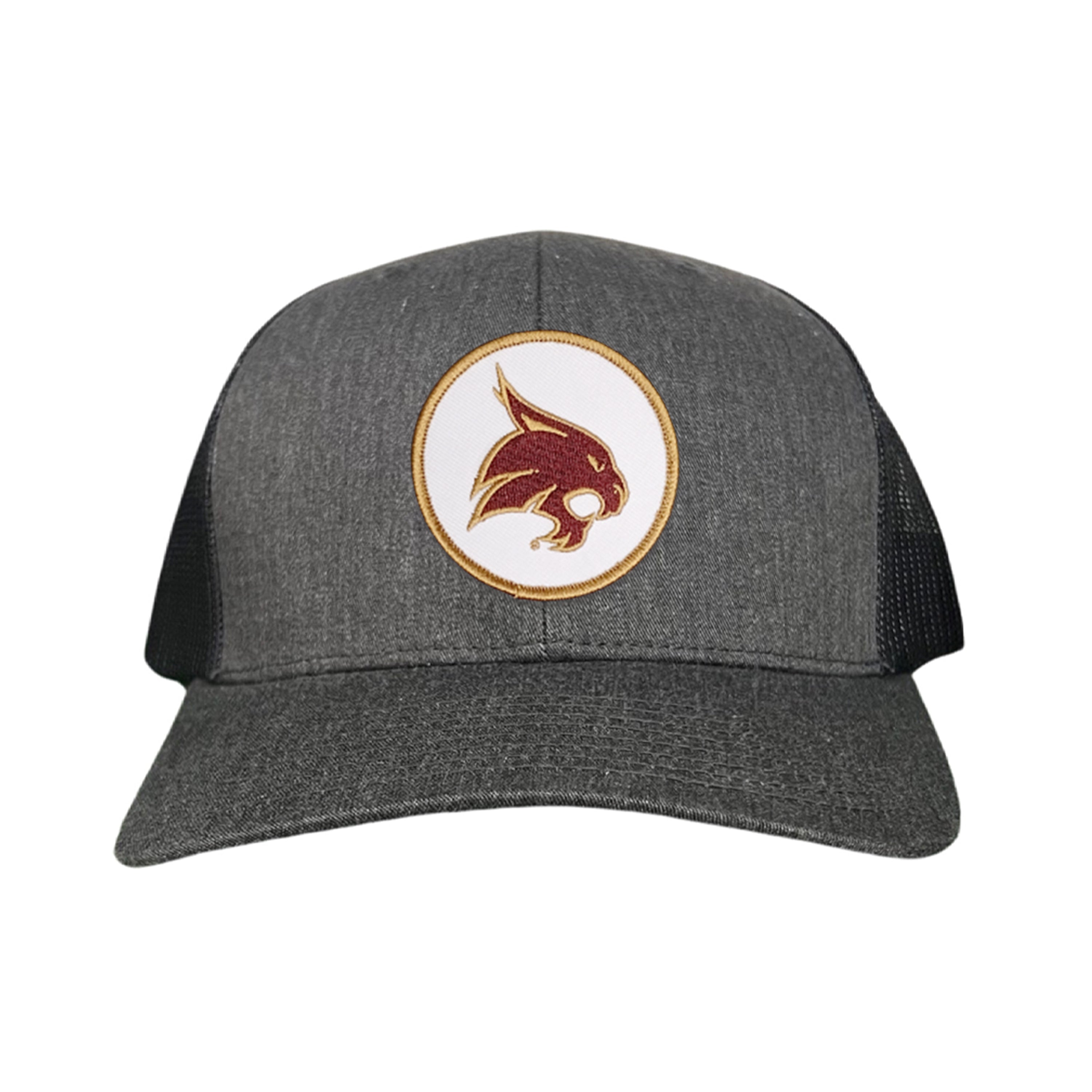 Texas State University Bobcat Supercat Circle Patch Snapback Hat