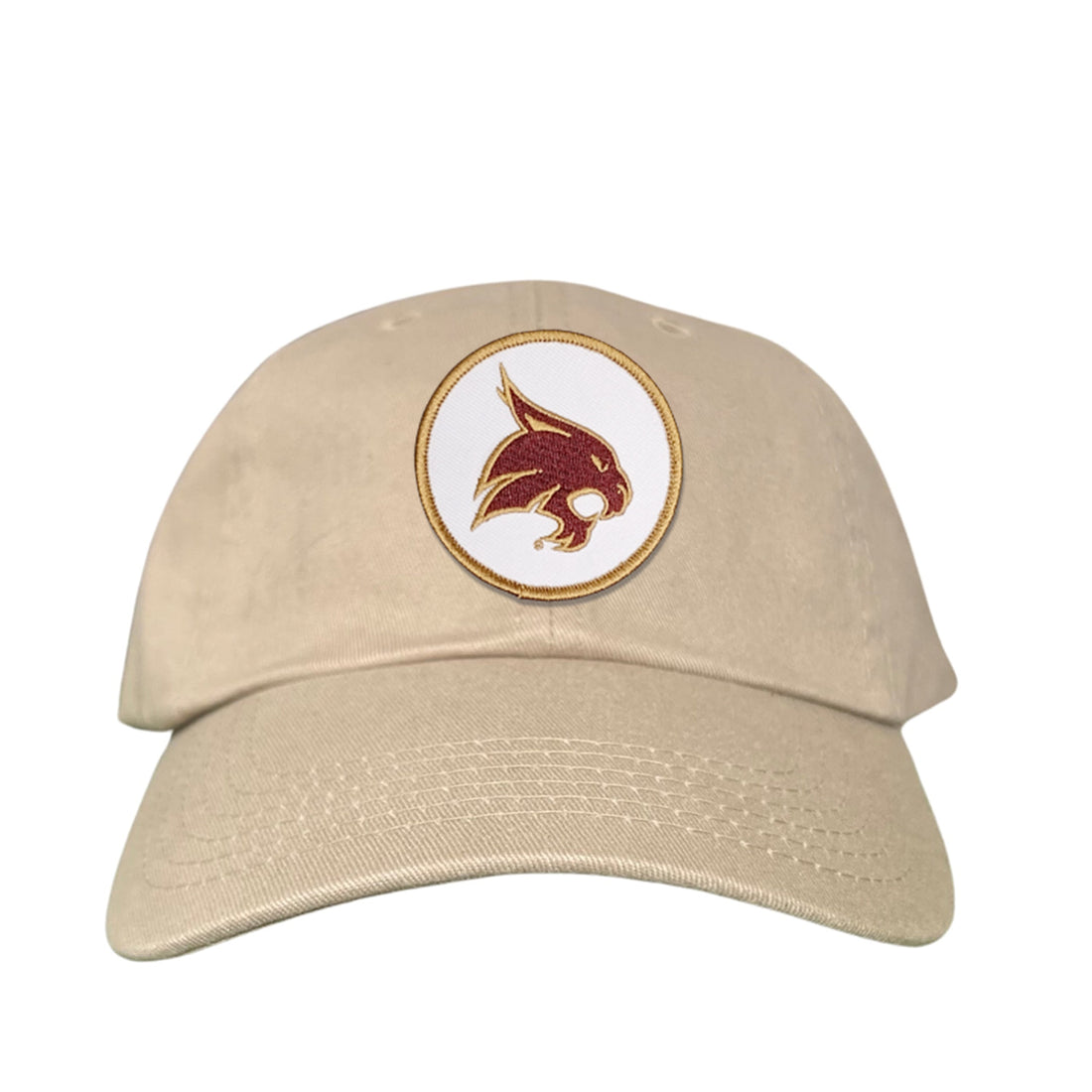 Texas State University Bobcat Supercat Circle Patch Snapback Hat