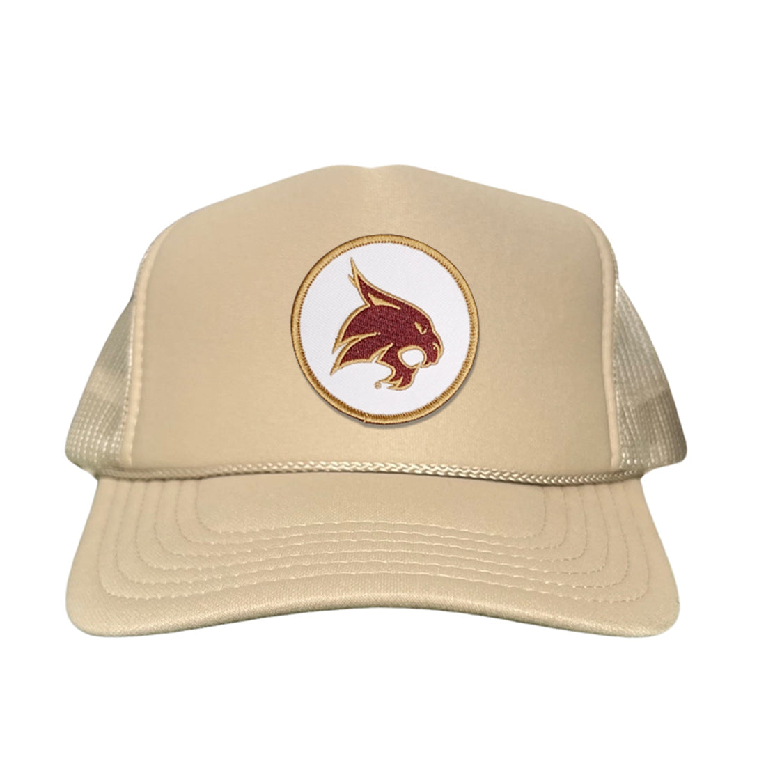 Texas State University Bobcat Supercat Circle Patch Snapback Hat