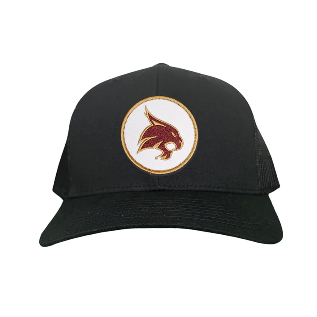 Texas State University Bobcat Supercat Circle Patch Snapback Hat