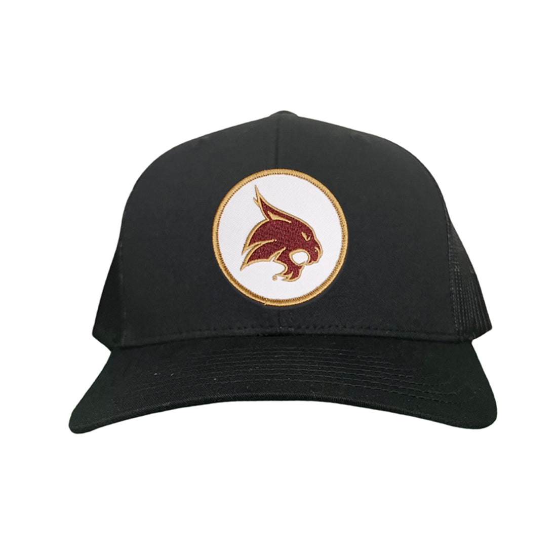 Texas State University Bobcat Supercat Circle Patch Snapback Hat