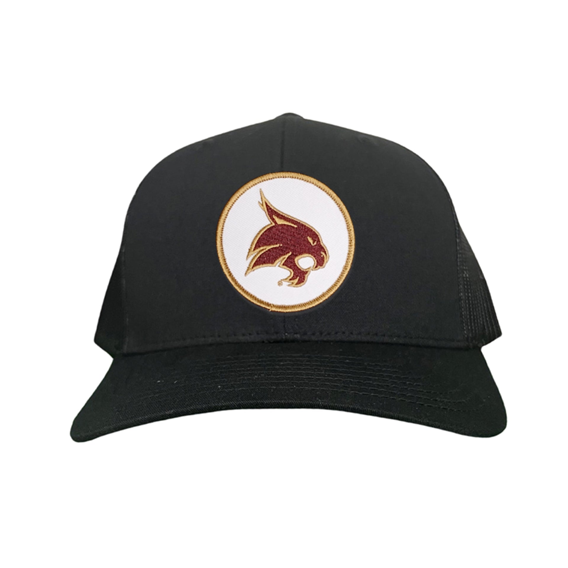 Texas State University Bobcat Supercat Circle Patch Snapback Hat