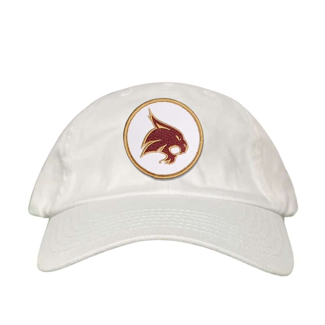 Texas State University Bobcat Supercat Circle Patch Snapback Hat