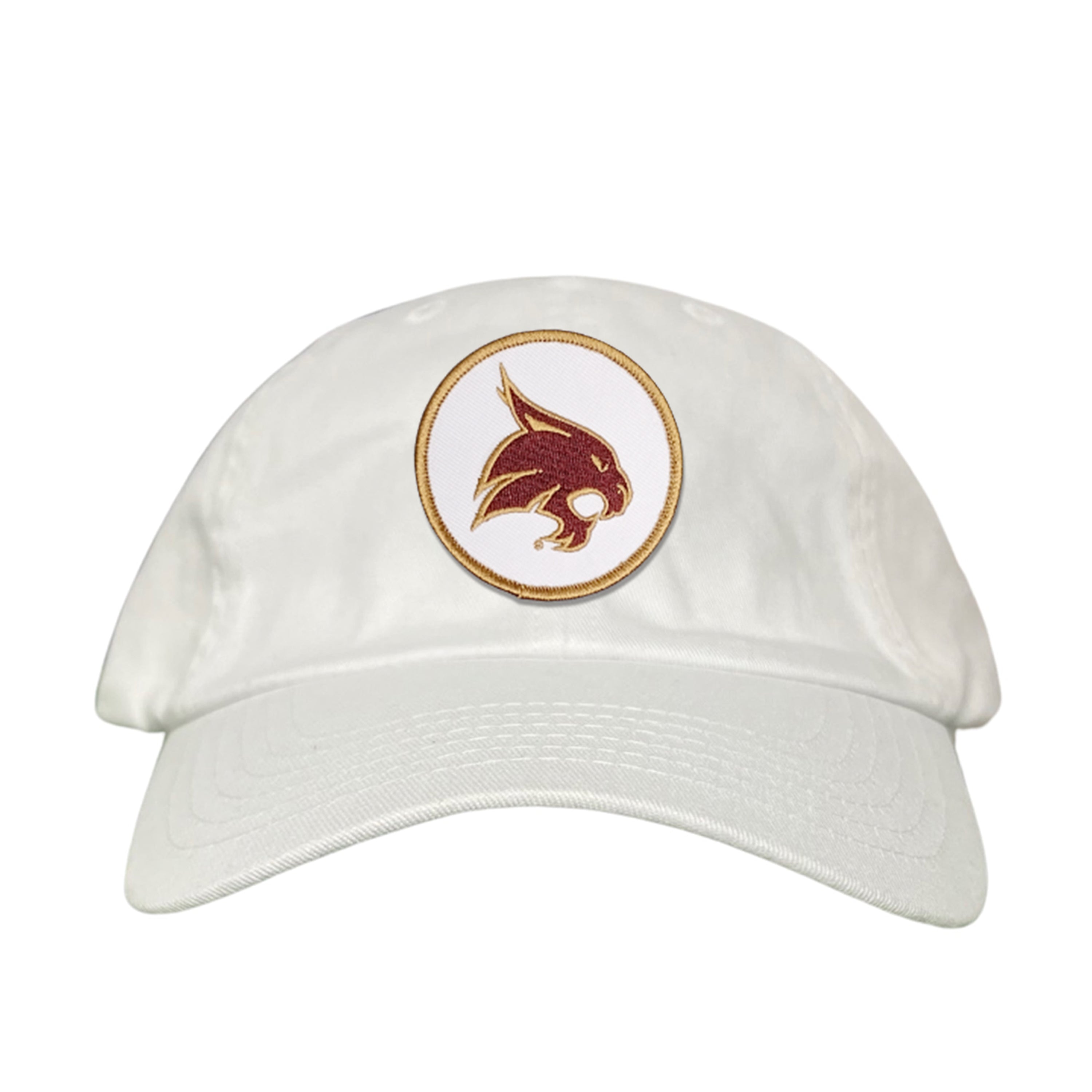 Texas State University Bobcat Supercat Circle Patch Snapback Hat