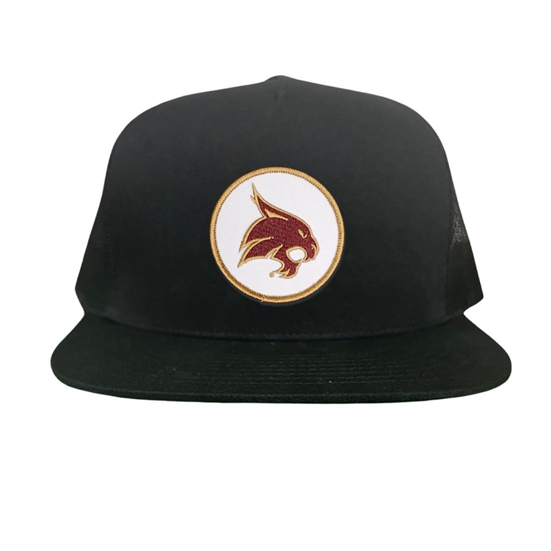 Texas State University Bobcat Supercat Circle Patch Snapback Hat