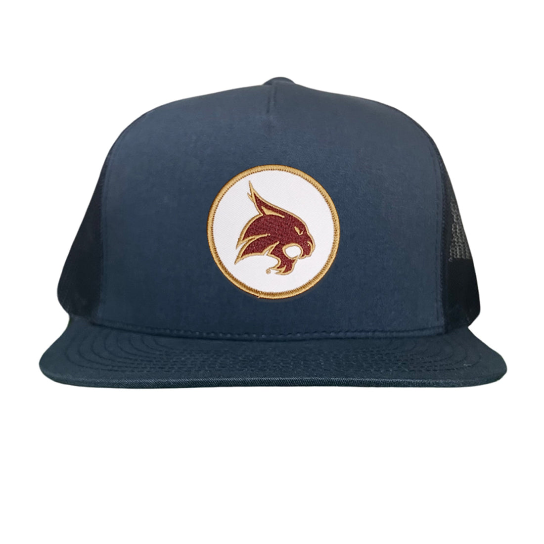 Texas State University Bobcat Supercat Circle Patch Snapback Hat