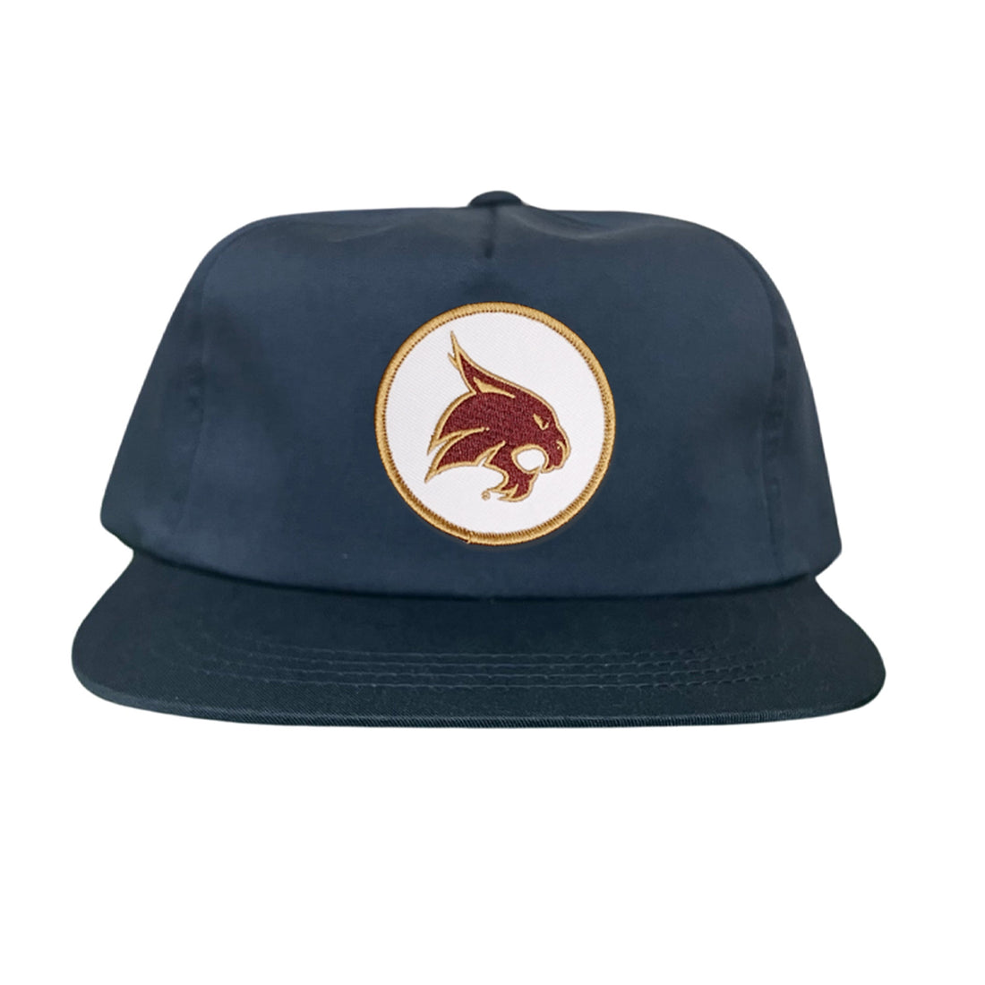 Texas State University Bobcat Supercat Circle Patch Snapback Hat