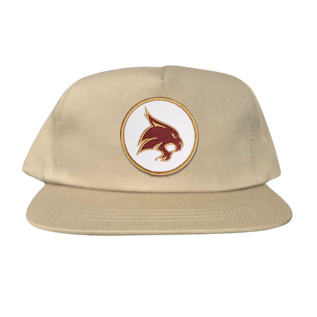 Texas State University Bobcat Supercat Circle Patch Snapback Hat