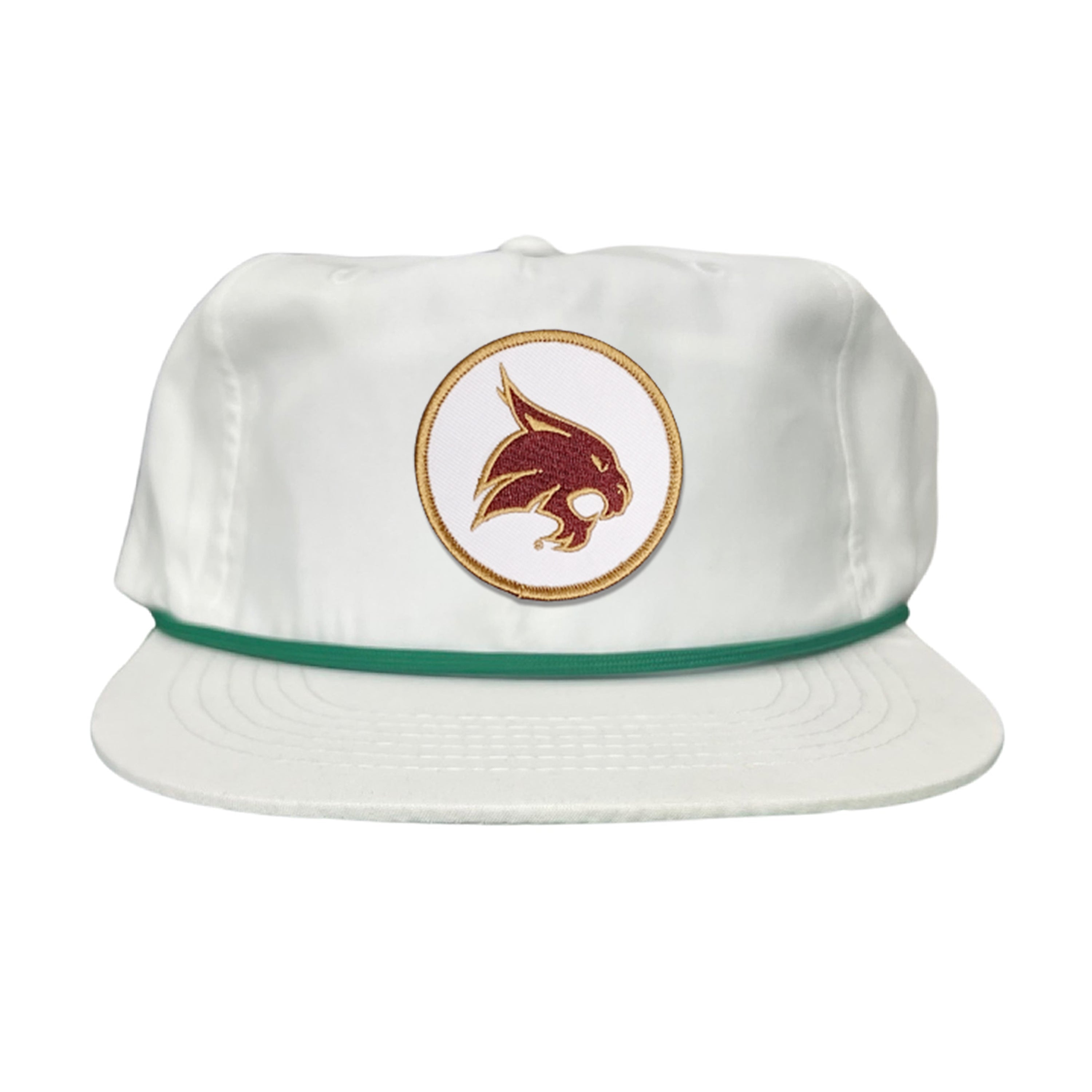 Texas State University Bobcat Supercat Circle Patch Snapback Hat