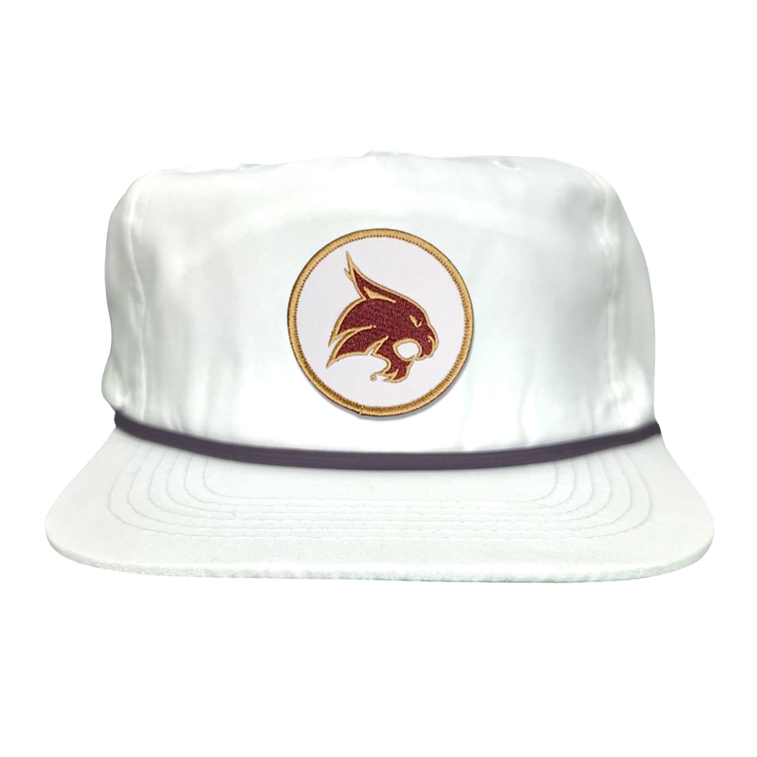 Texas State University Bobcat Supercat Circle Patch Snapback Hat