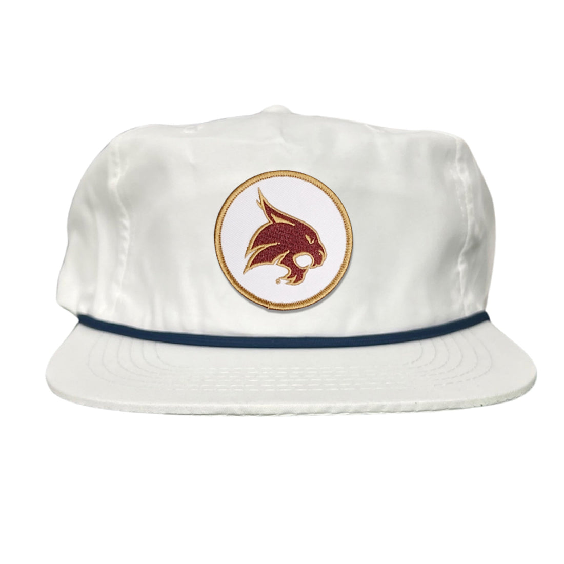 Texas State University Bobcat Supercat Circle Patch Snapback Hat