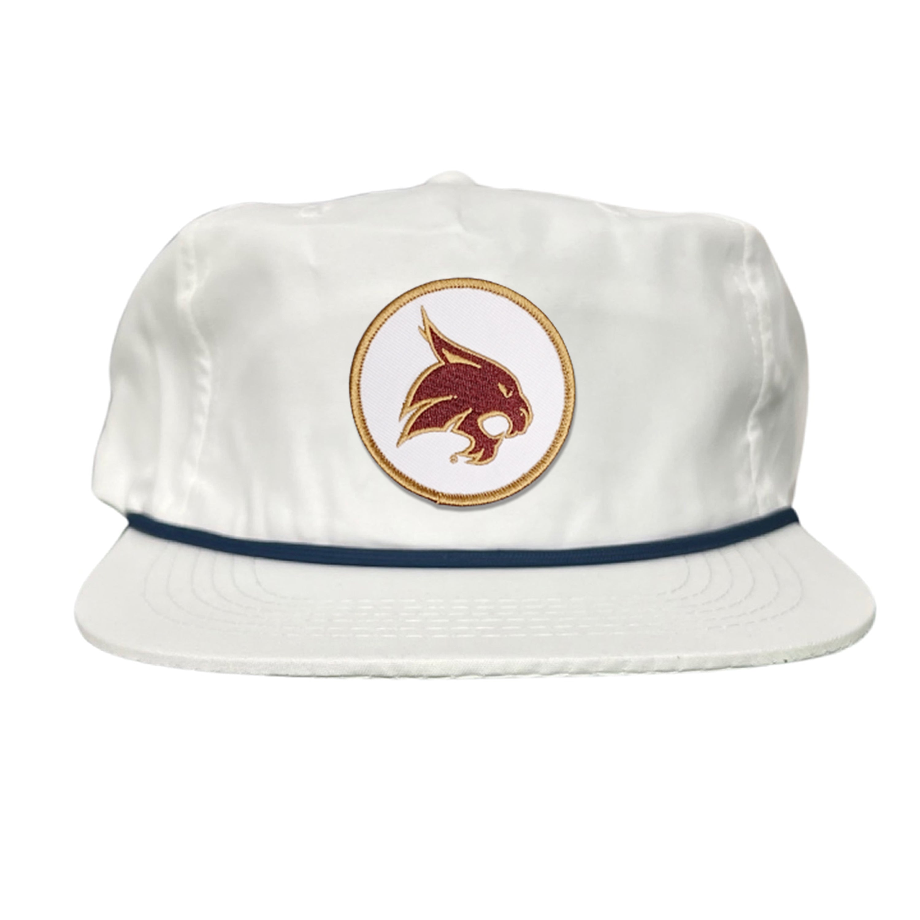 Texas State University Bobcat Supercat Circle Patch Snapback Hat
