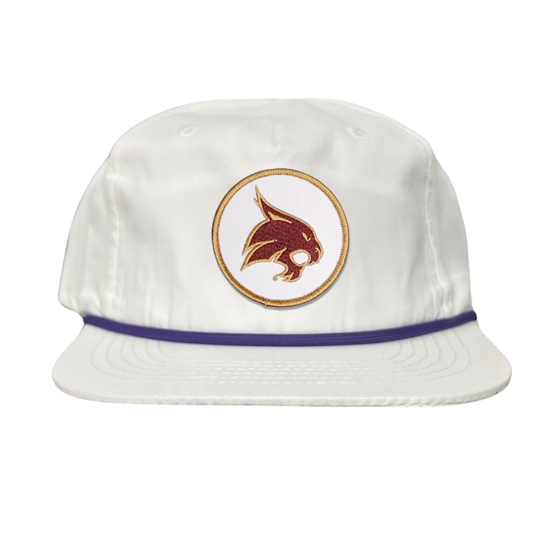 Texas State University Bobcat Supercat Circle Patch Snapback Hat