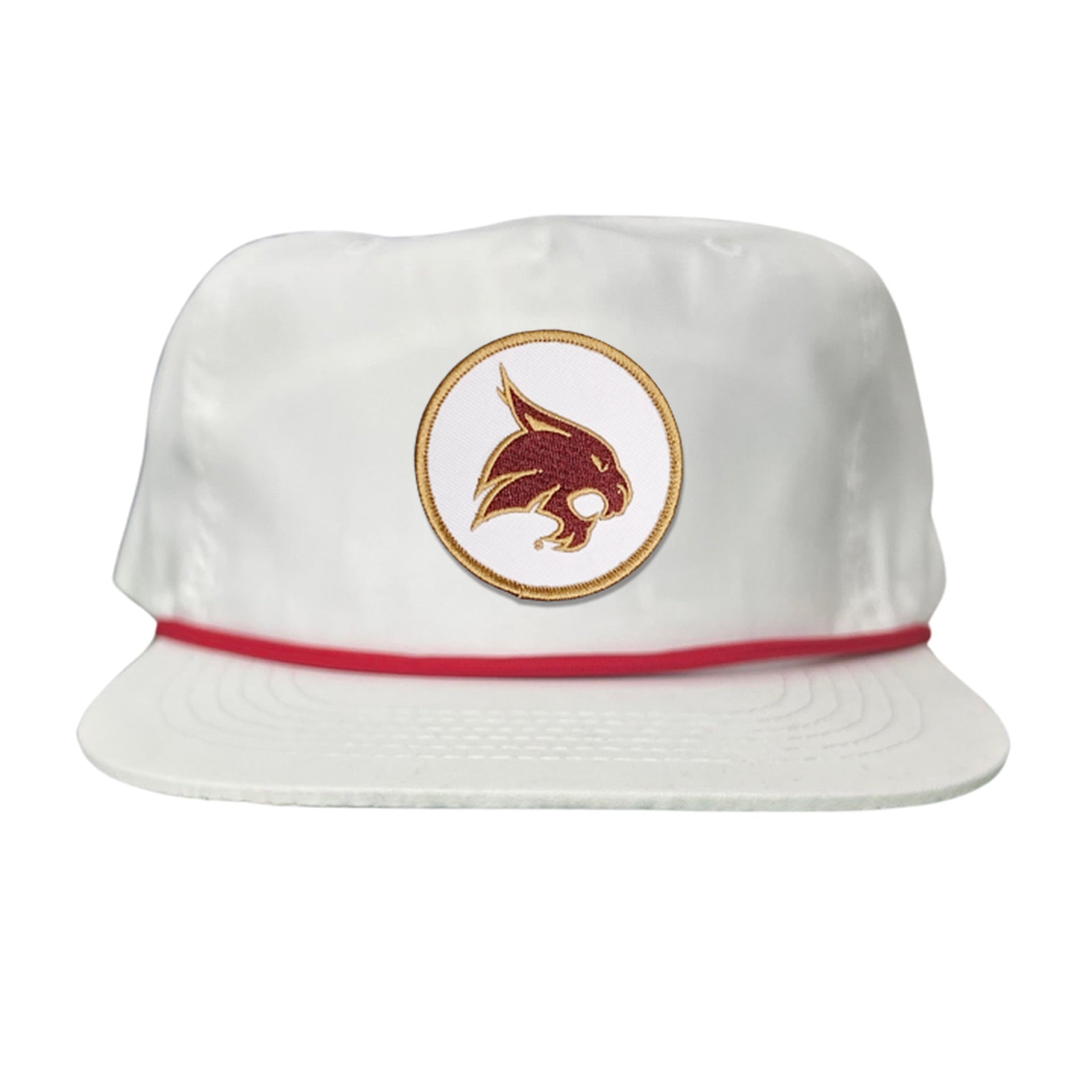 Texas State University Bobcat Supercat Circle Patch Snapback Hat