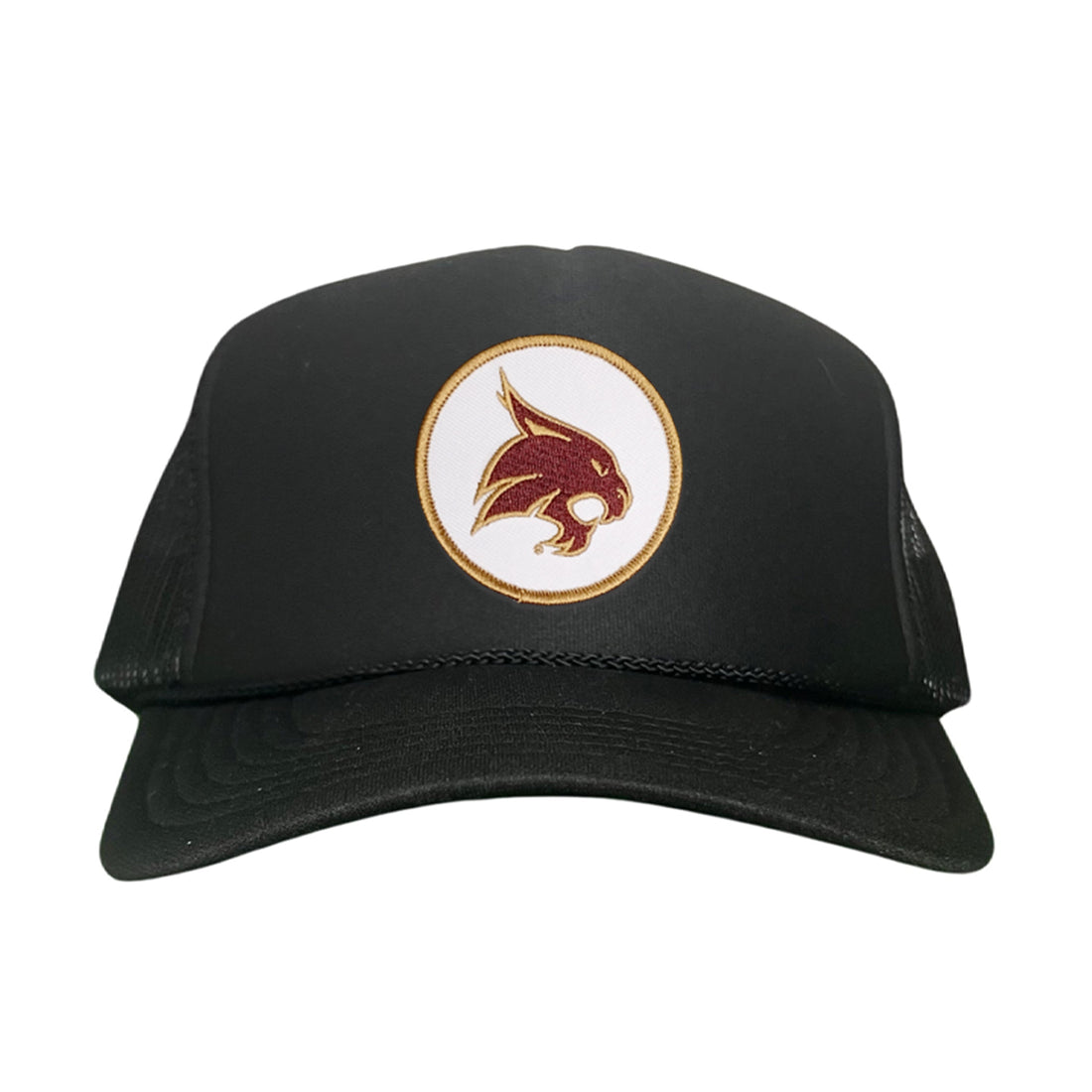 Texas State University Bobcat Supercat Circle Patch Snapback Hat