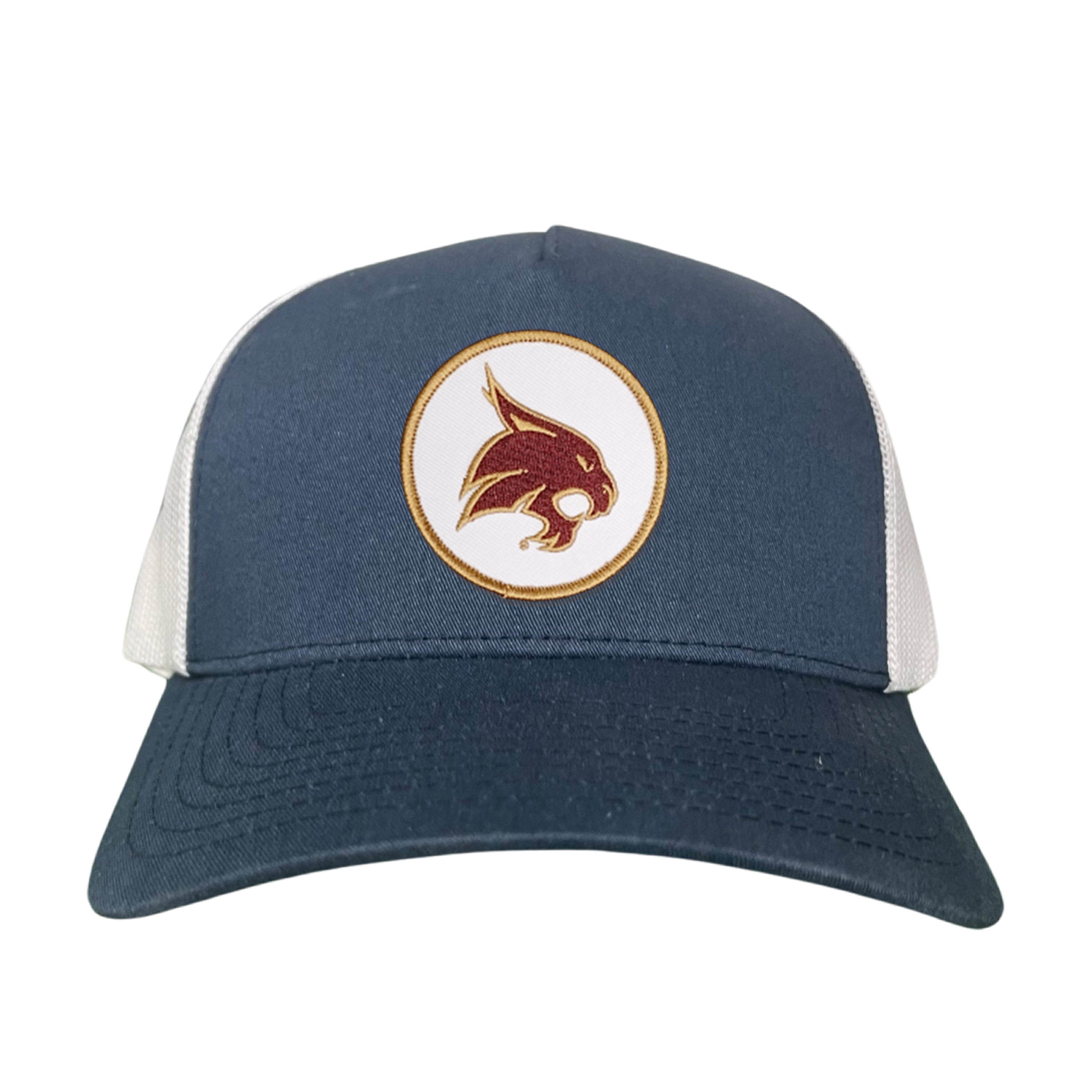 Texas State University Bobcat Supercat Circle Patch Snapback Hat