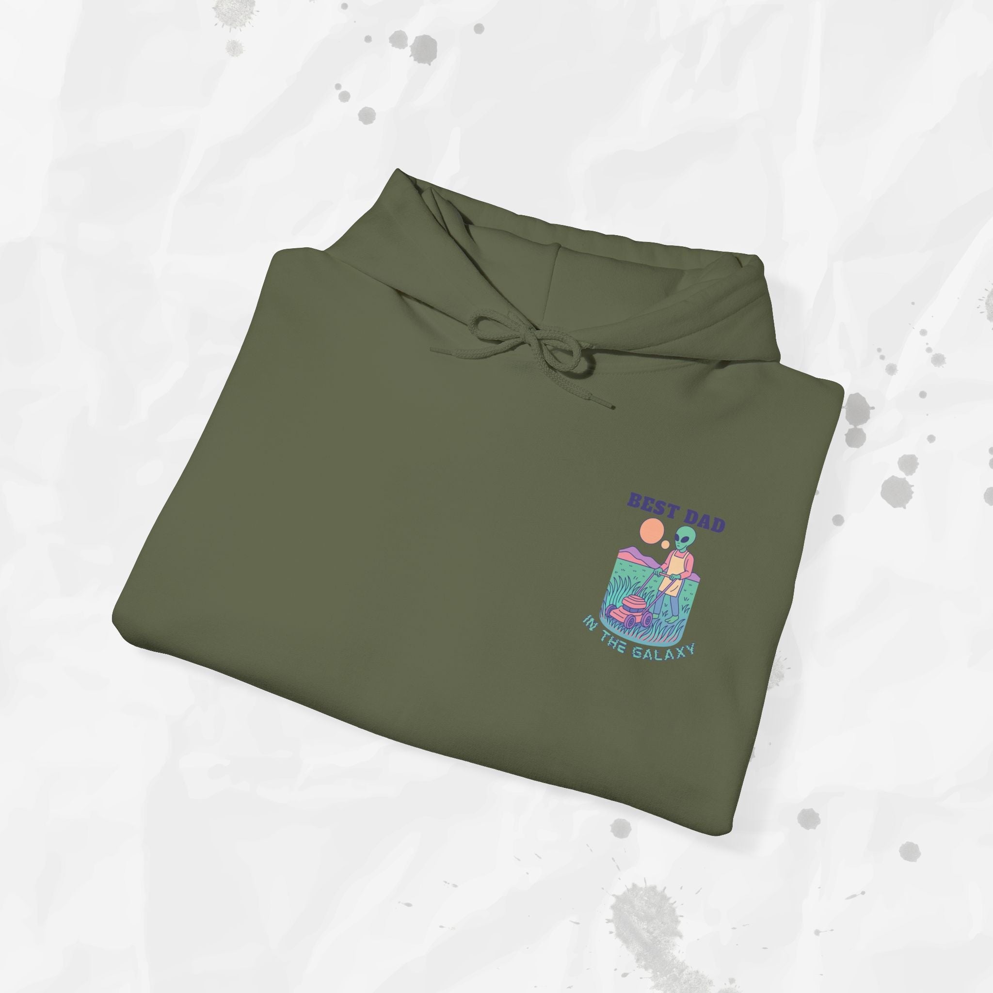 Best Dad in the Galaxy – Hoodie (Pocket Print)