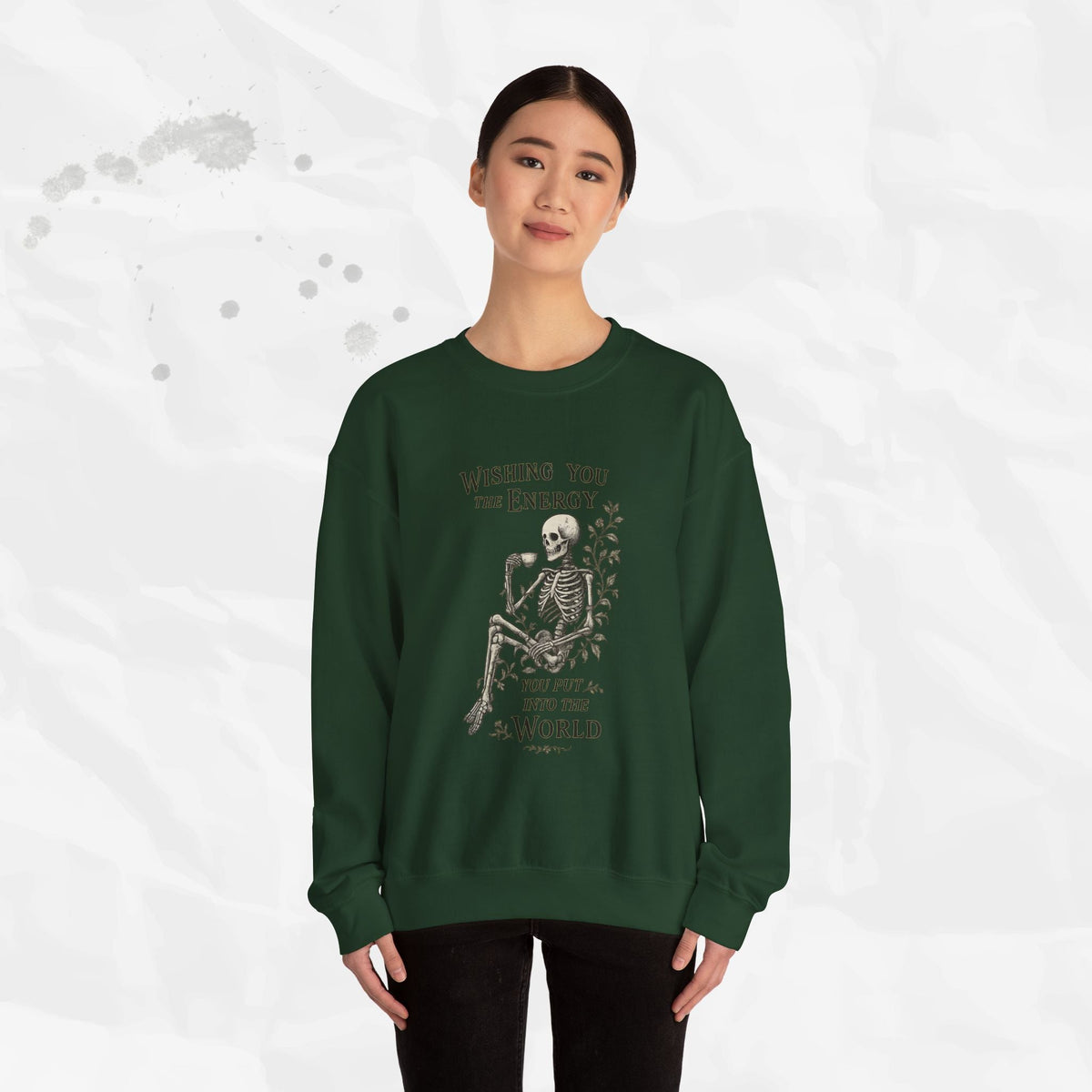 Wishing You the Energy Graphic Crewneck Sweatshirt - Image 17