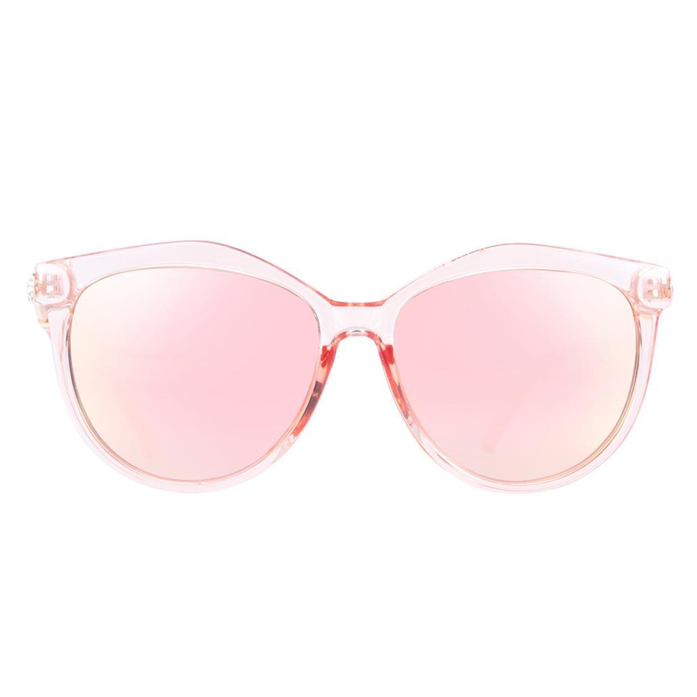 Polarized Cat Eye Sunglasses for Women, Gradient Round UV Protection