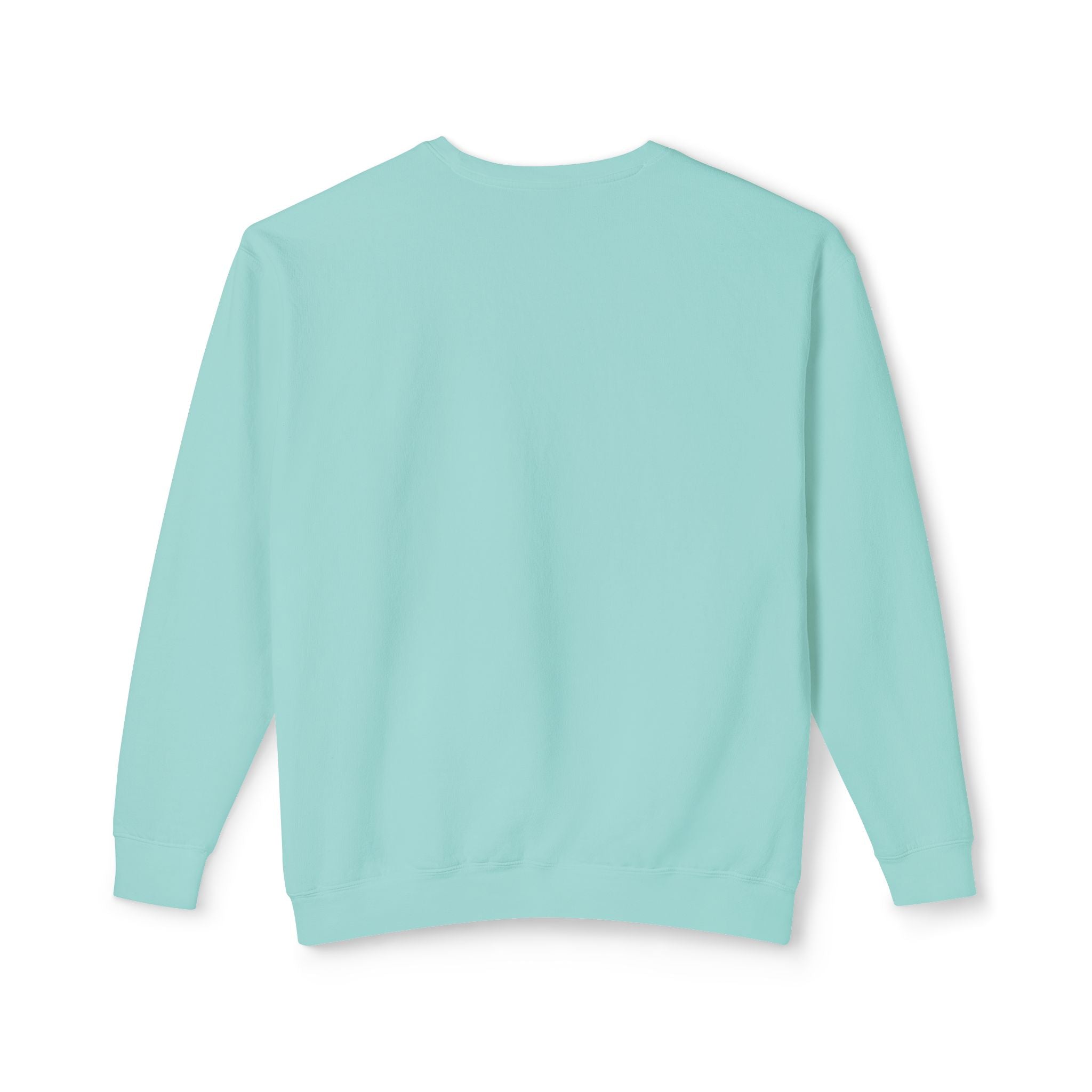 Unisex Lightweight Crewneck Sweatshirt in Charcoal and Cream