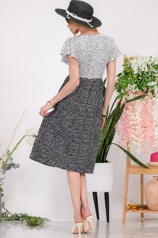 Sleeveless Side Slit Midi Summer Dress