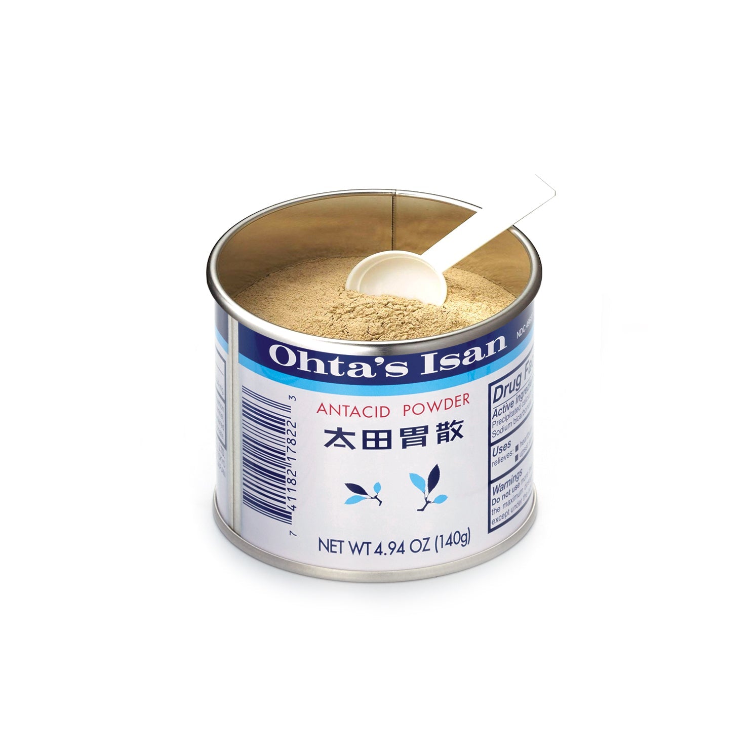 Ohta's Isan Antacid Herbal Powder - Large 140g Can