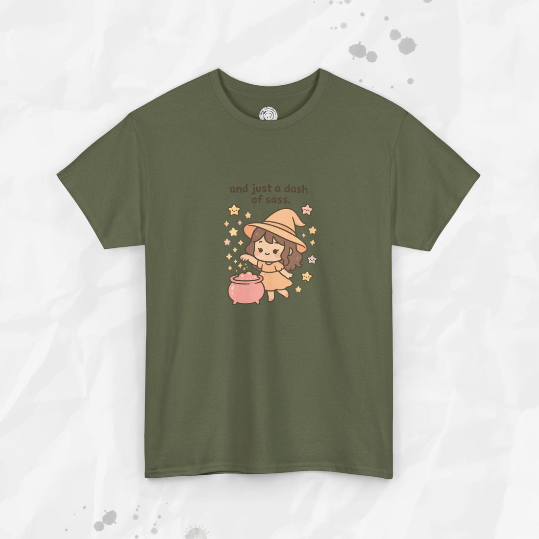 And Just a Dash of Sass Graphic Tee in Soft Pink and Grey - Image 6