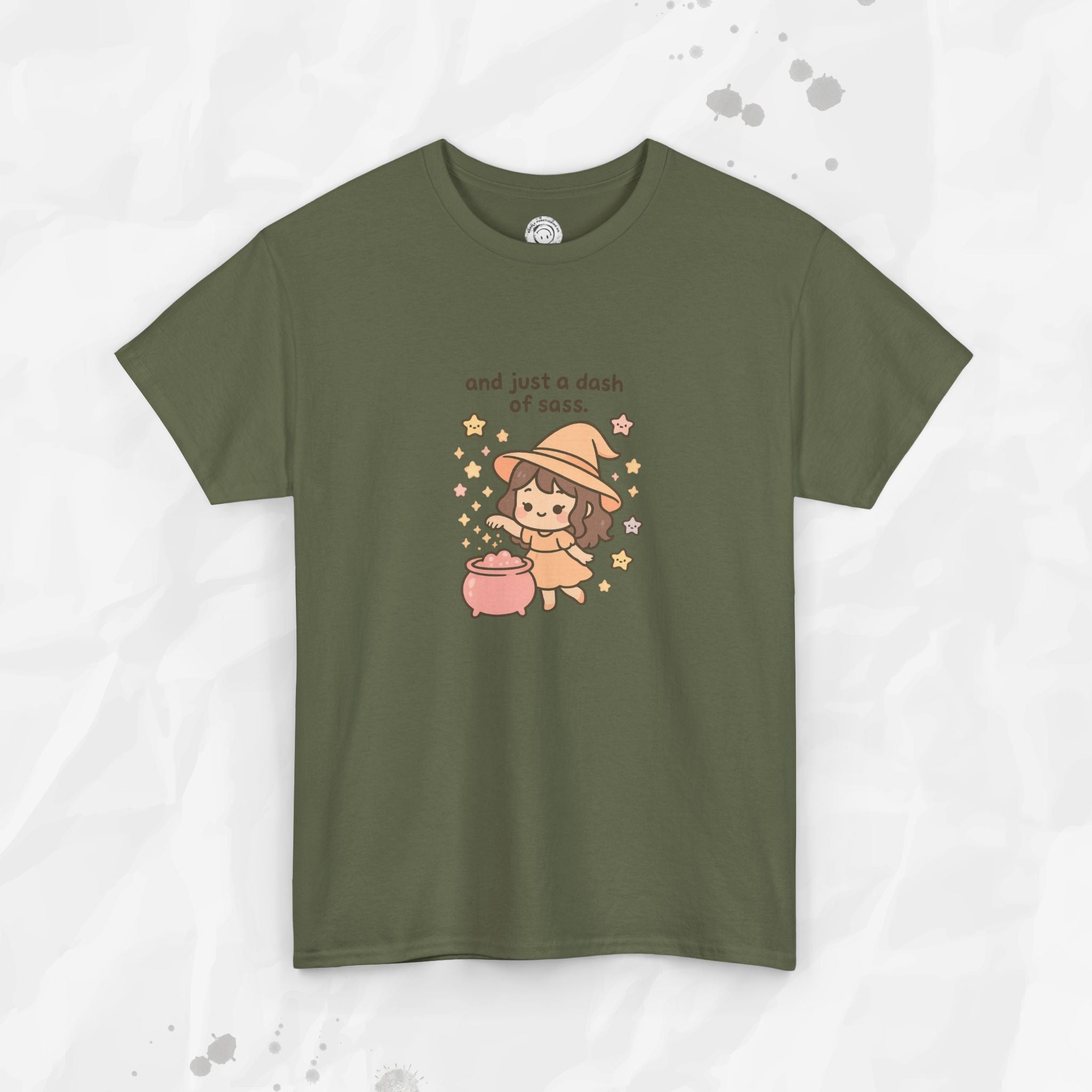 And Just a Dash of Sass Graphic Tee in Soft Pink and Grey - Image 6