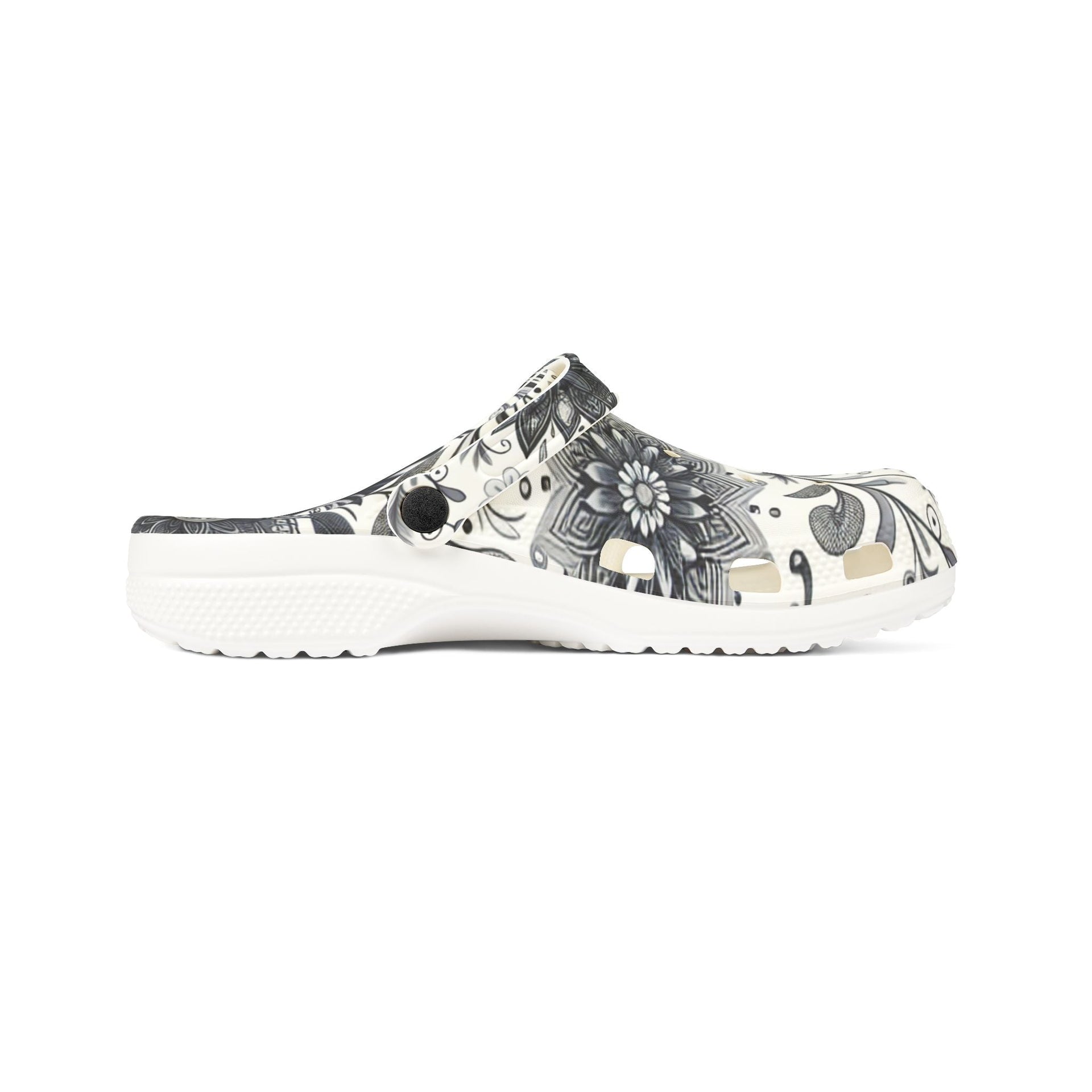 Floral EVA Foam Clogs: Comfortable Waterproof Garden & Beach Shoes