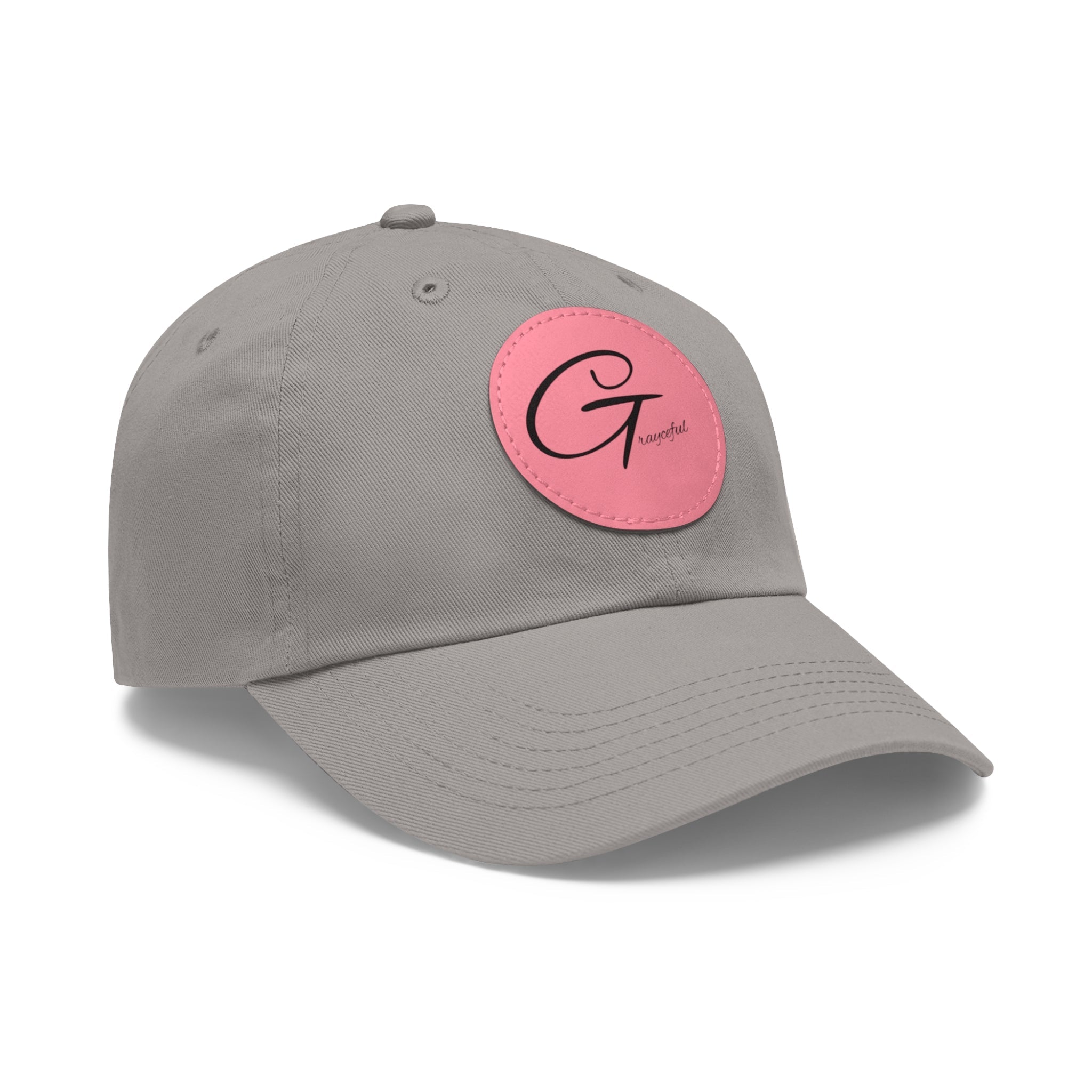 Unstructured Cotton Baseball Cap with Minimalist Leather Patch