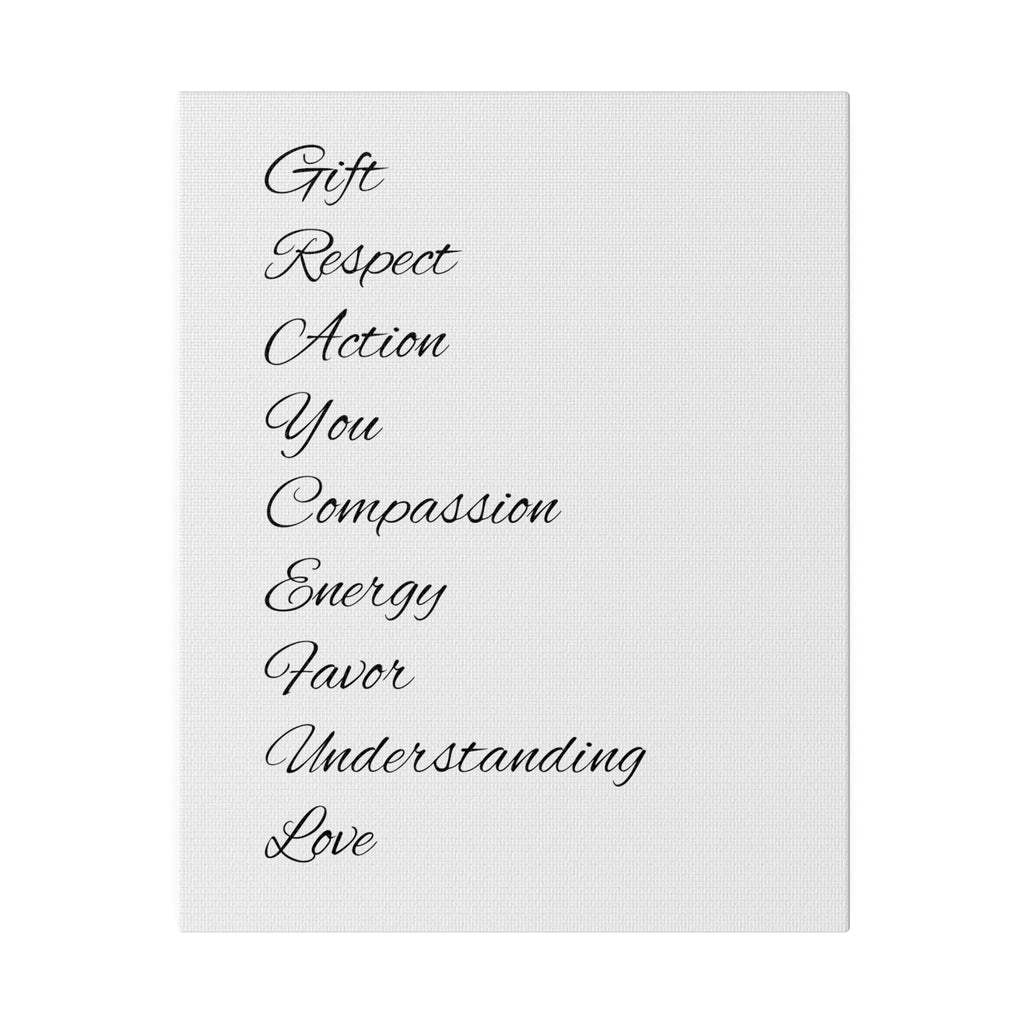 Minimalist Matte Canvas Wall Art, Stretched Black and White Decor