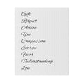 Minimalist Matte Canvas Wall Art, Stretched Black and White Decor