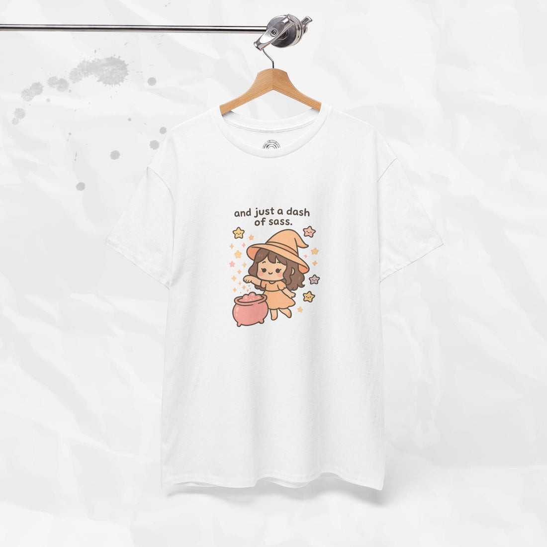 And Just a Dash of Sass Graphic Tee in Soft Pink and Grey - Image 10
