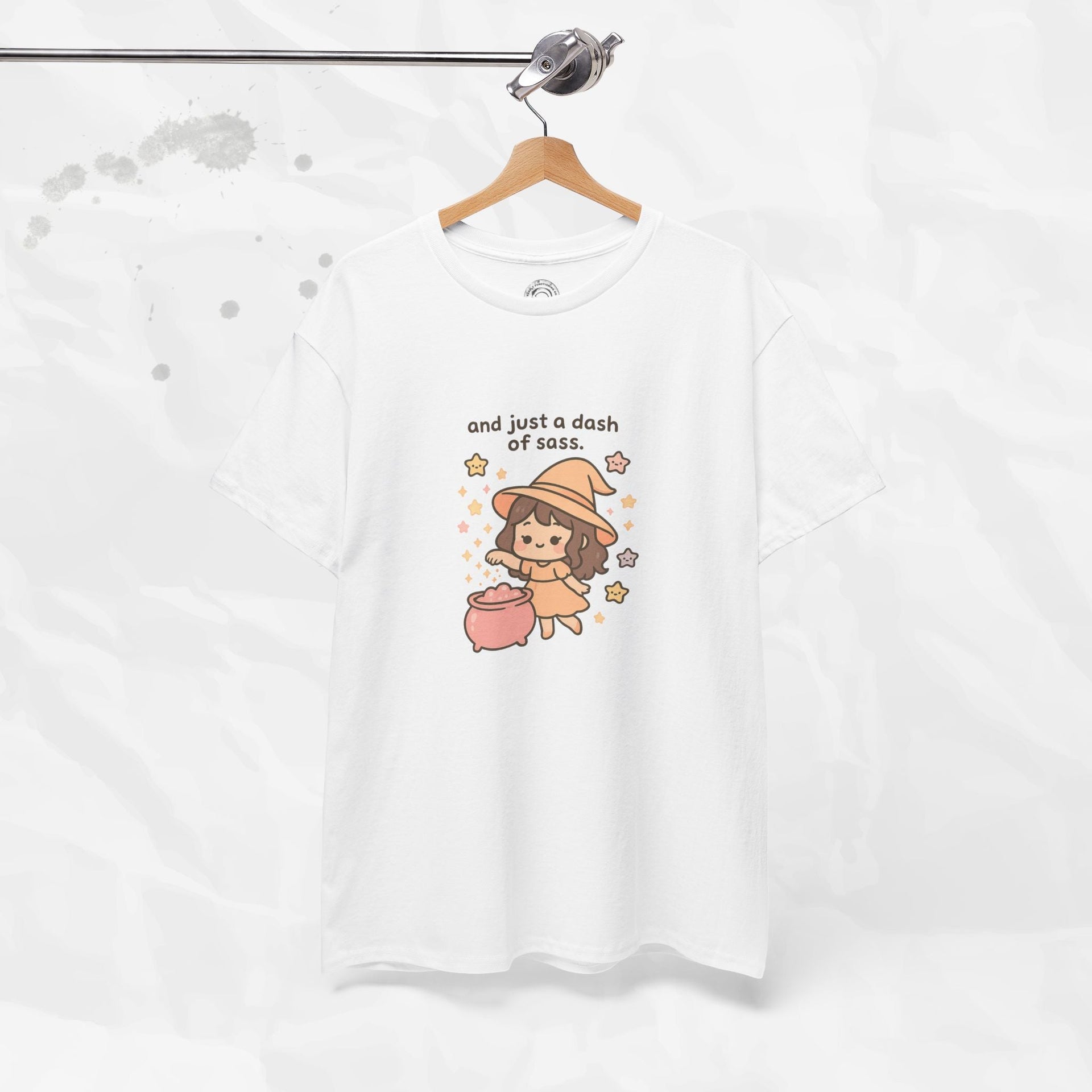 And Just a Dash of Sass Graphic Tee in Soft Pink and Grey - Image 10