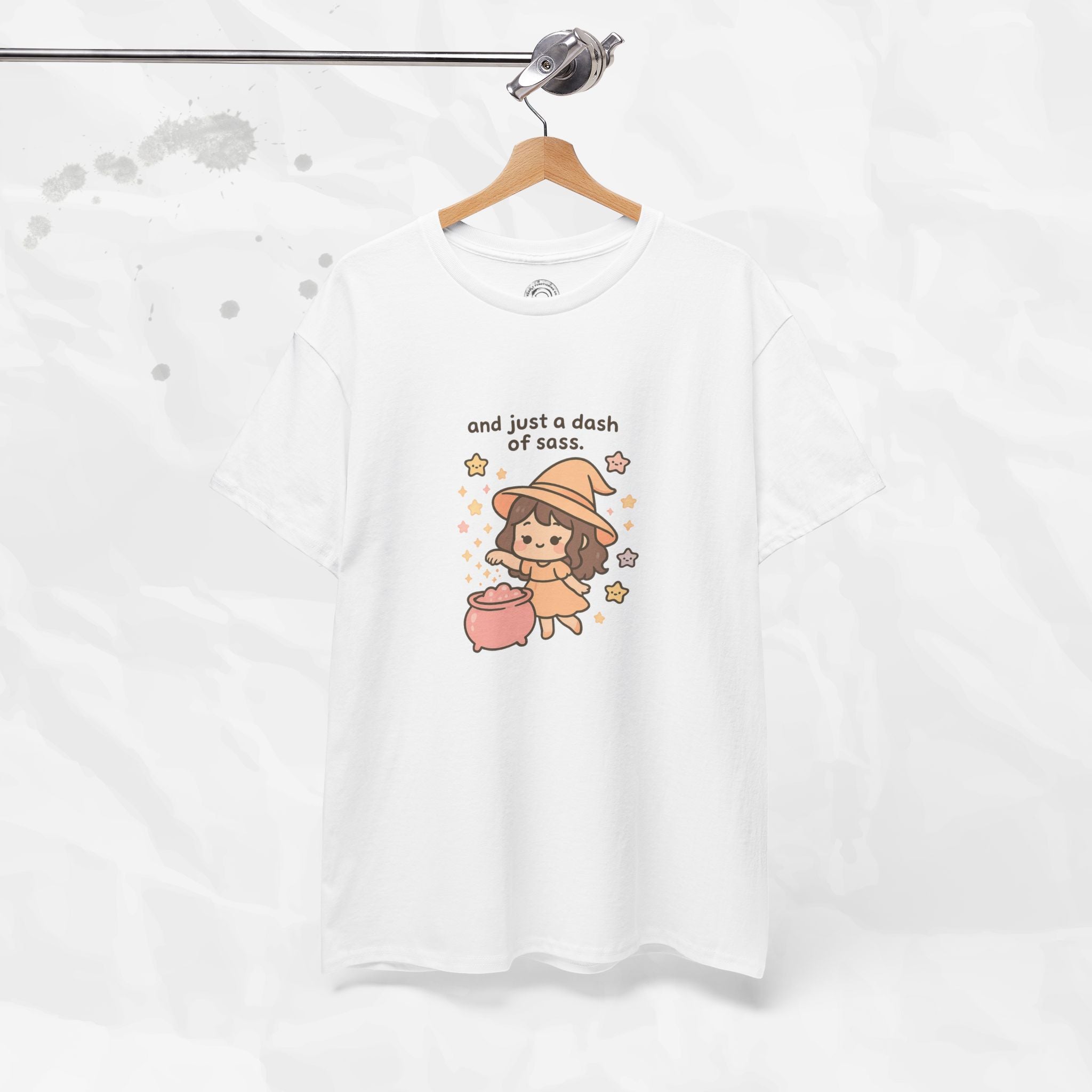 And Just a Dash of Sass Graphic Tee in Soft Pink and Grey - Image 10