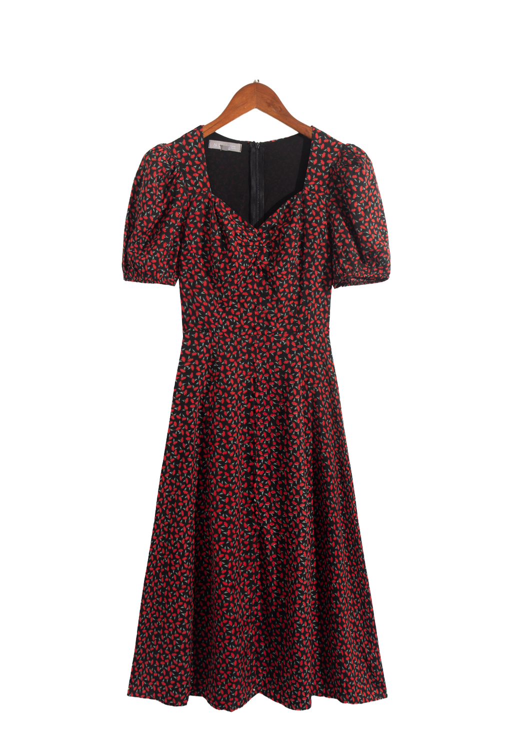 Street Short Sleeve Polka Dot Print High Waist Dress Women Sexy Floral Wrapped Chest Casual Split Dress
