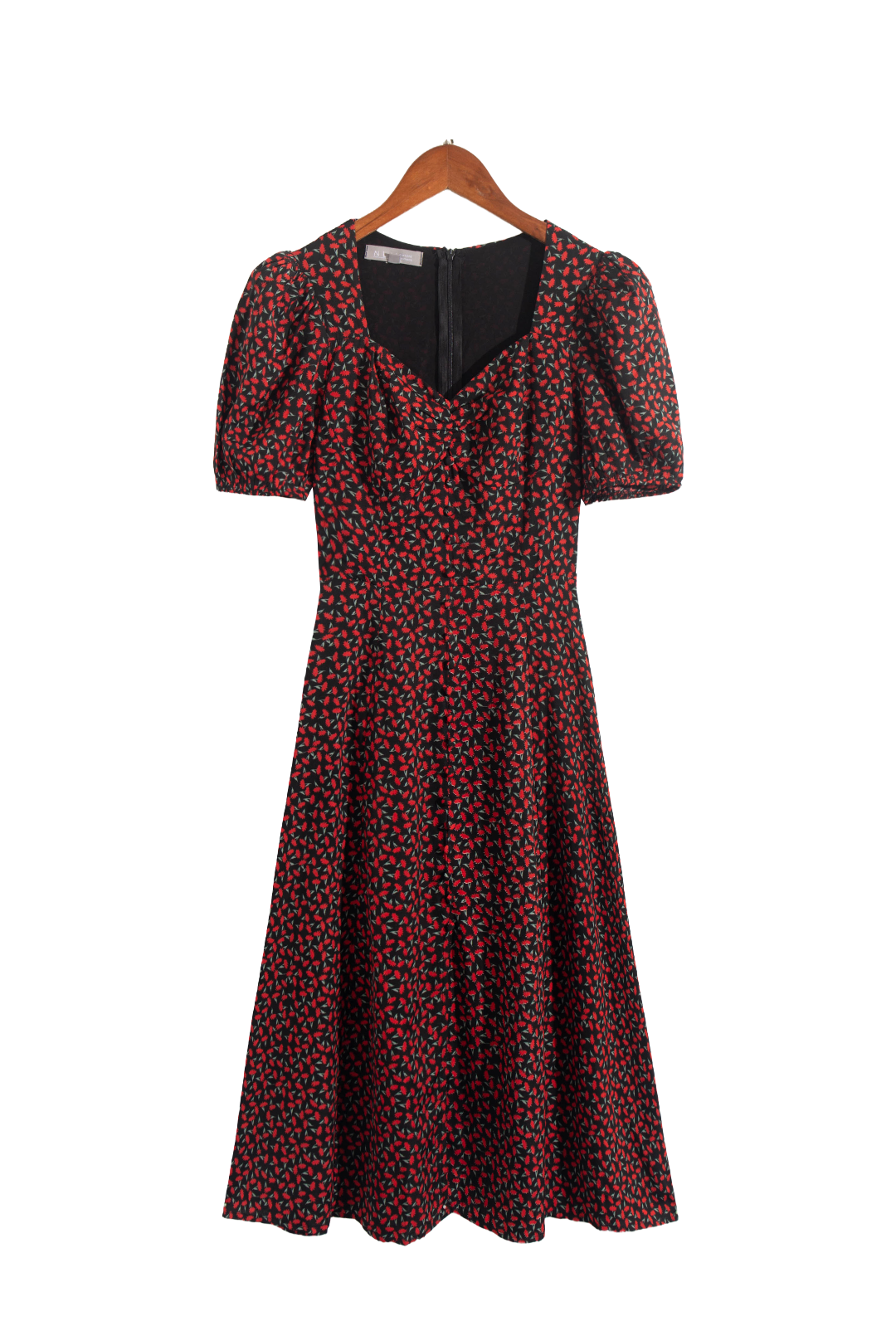 Street Short Sleeve Polka Dot Print High Waist Dress Women Sexy Floral Wrapped Chest Casual Split Dress