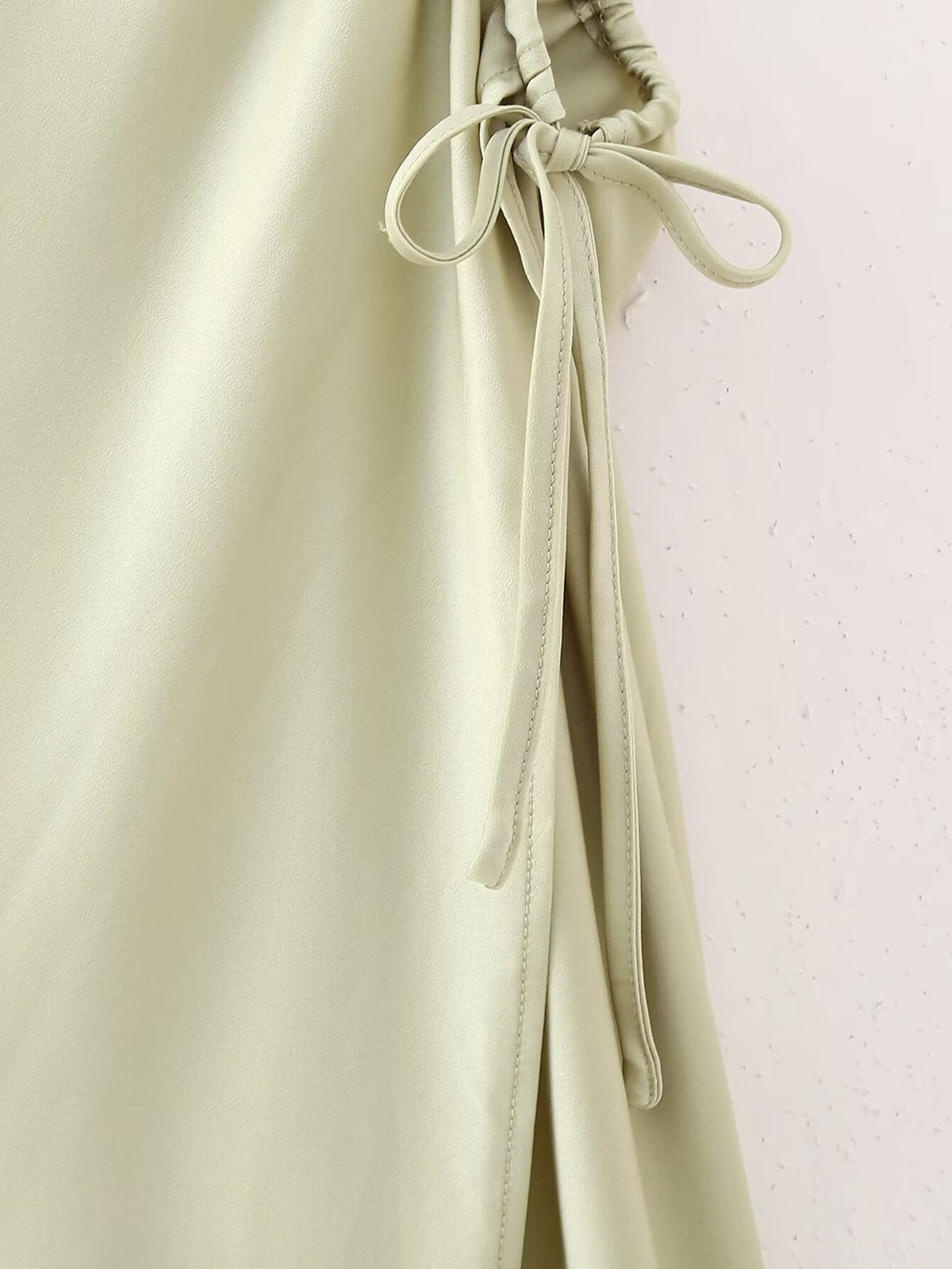 Winter Women Clothing Slim Hollow Out Cutout Swing Collar Slit Dress