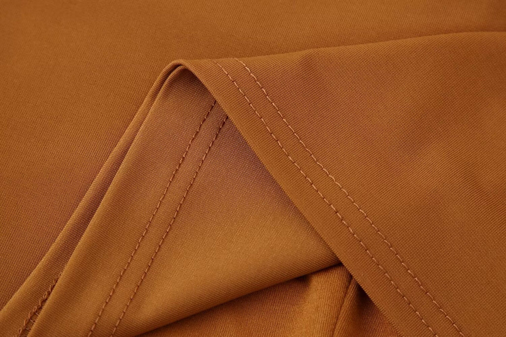 Women Clothing Summer Arrival Solid Color V neck Flared Long Sleeve Halter Sheath Dress